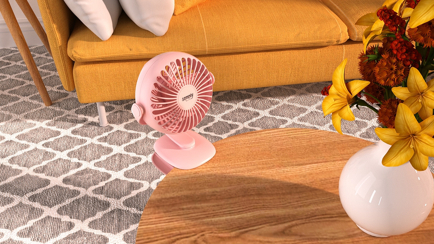 Clamp-on fan，