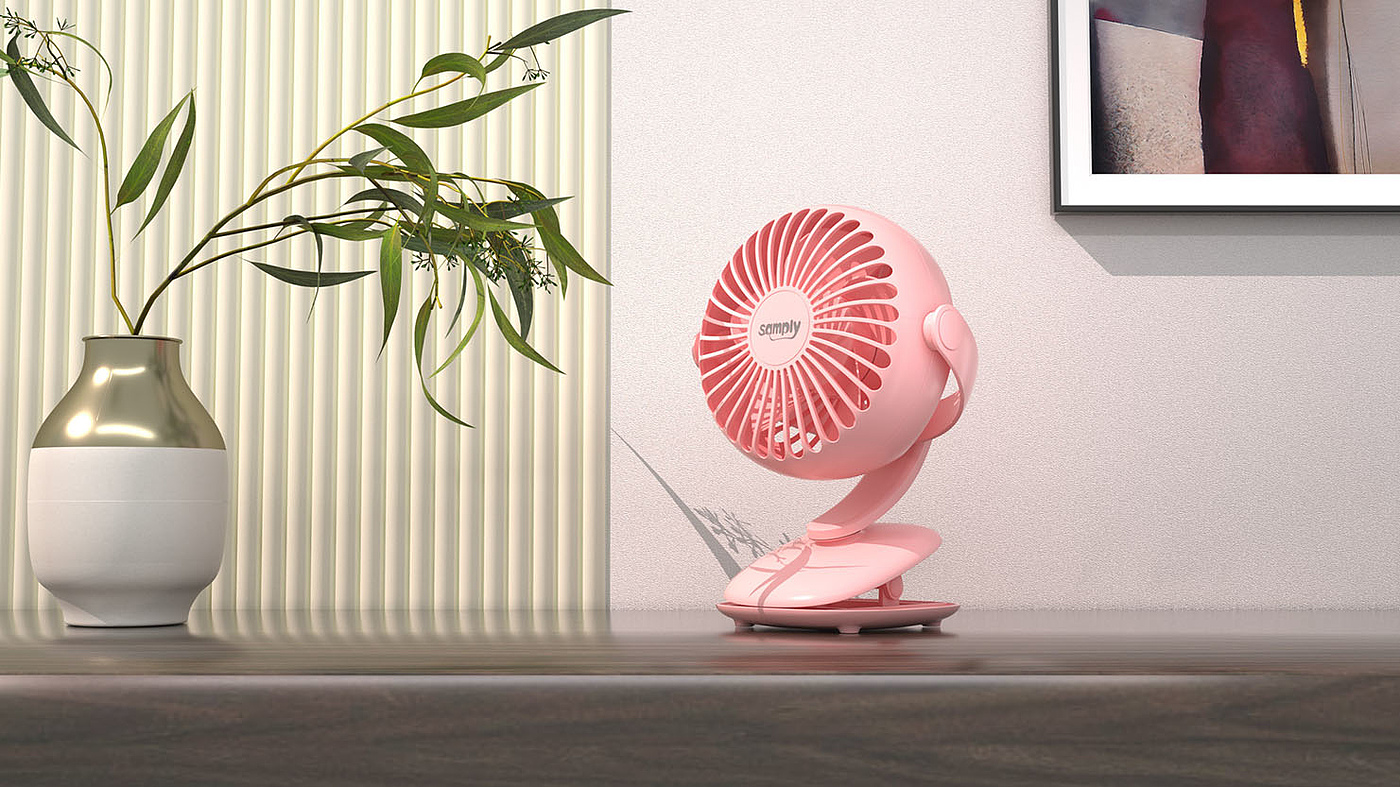 Clamp-on fan，