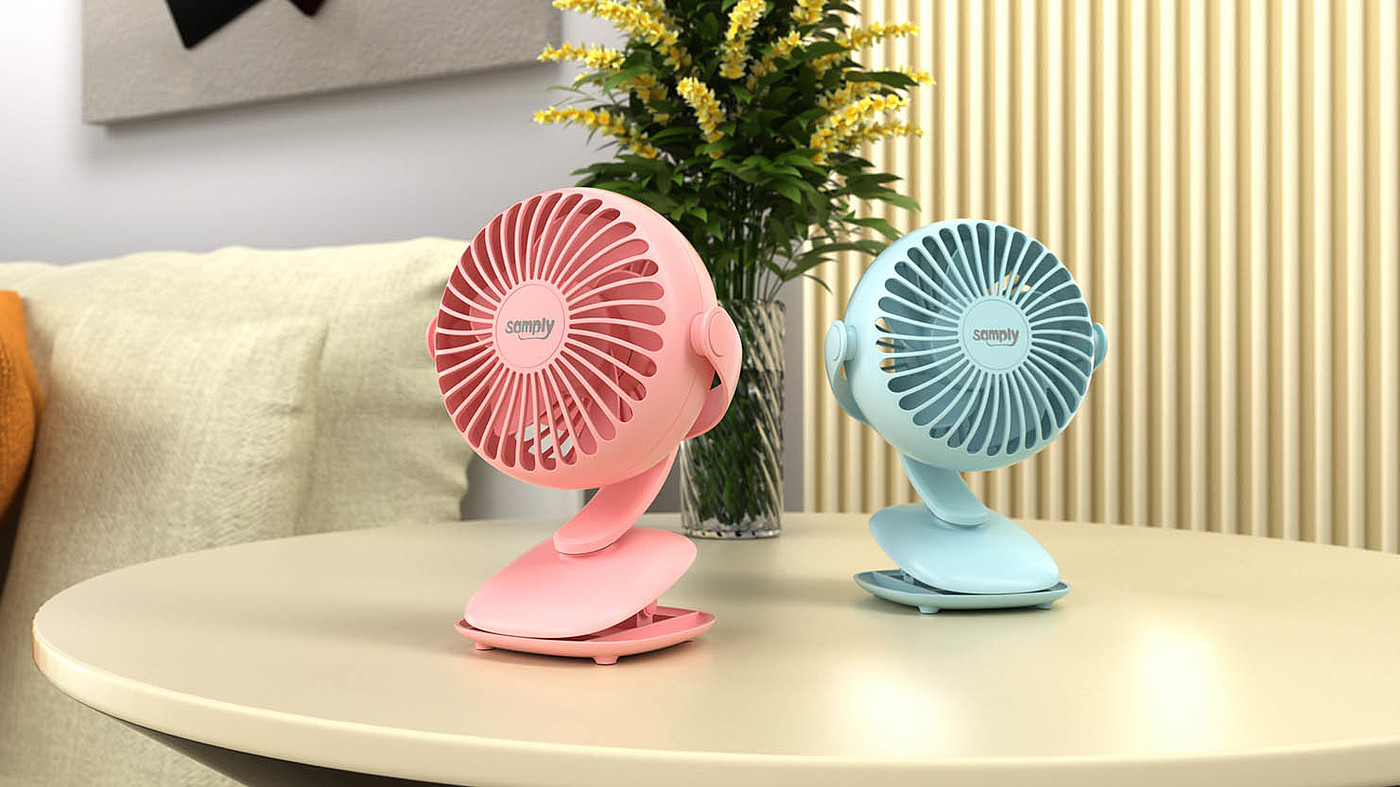 Clamp-on fan，