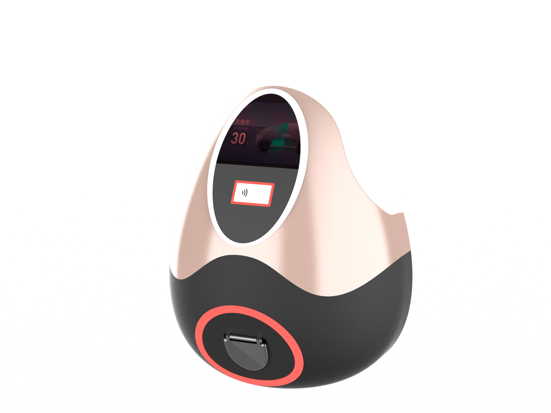 Charging pile design，portable，Wall mounted，New energy vehicle，