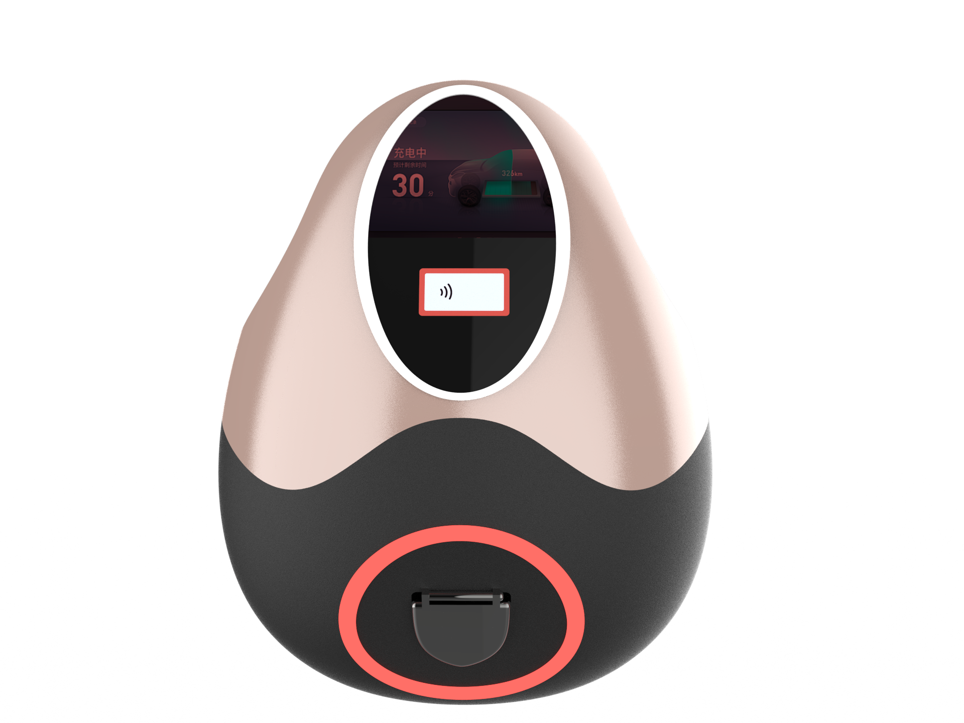 Charging pile design，portable，Wall mounted，New energy vehicle，