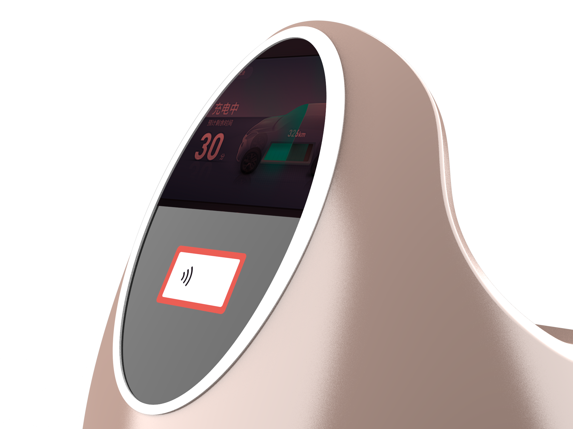 Charging pile design，portable，Wall mounted，New energy vehicle，