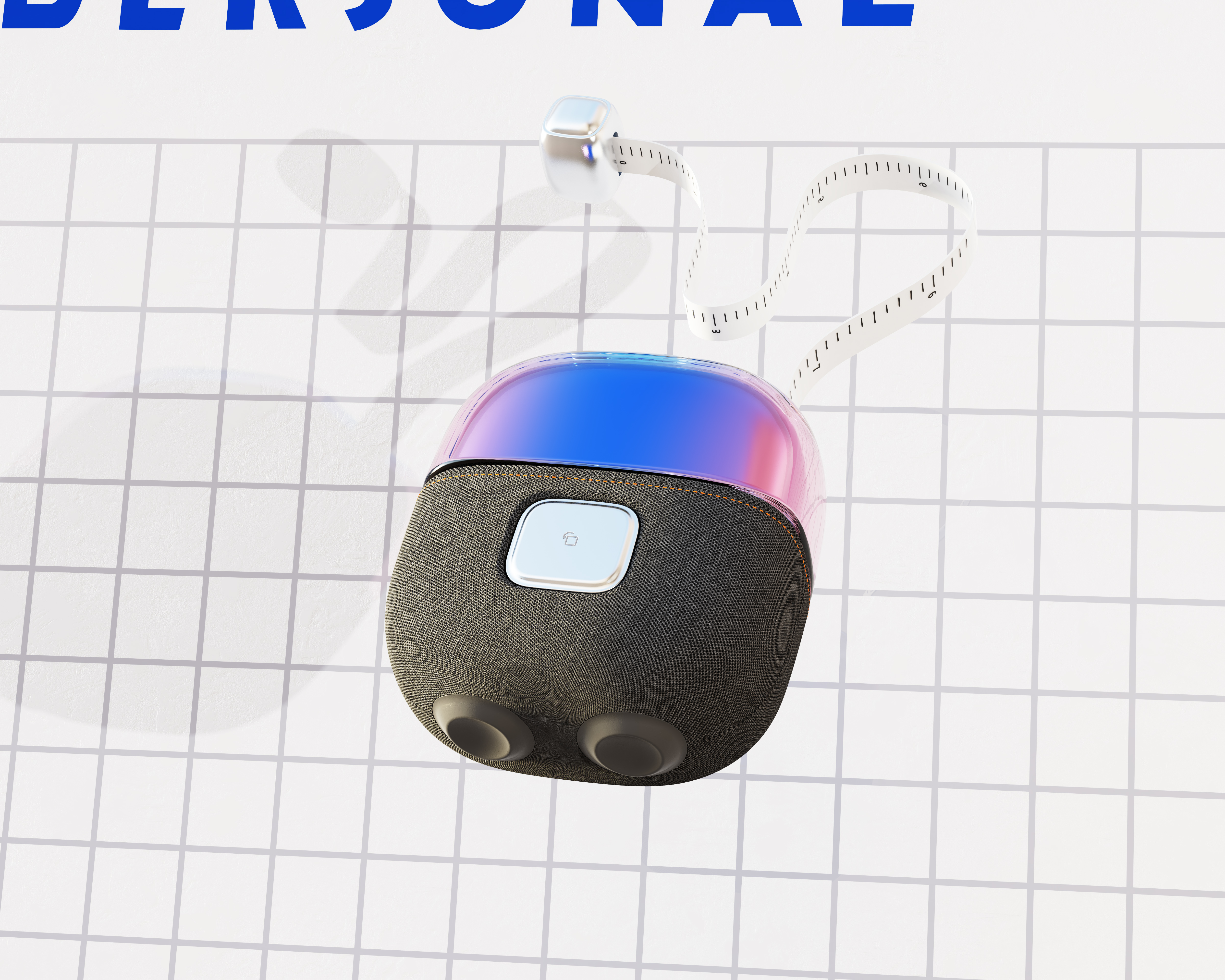 New Rubik's Cube Tape Measure，cmf，Color contrast，fabric texture，Color system，Office tools，