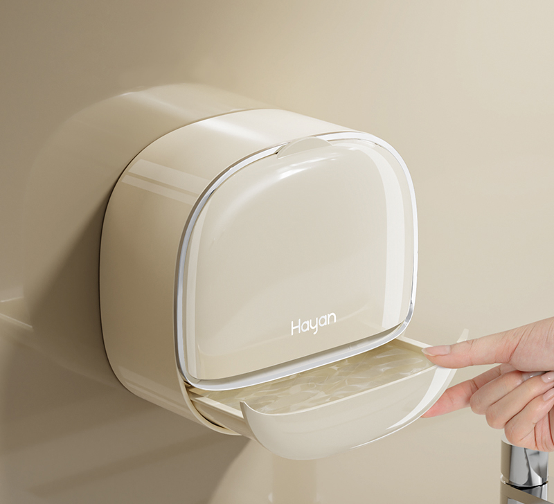 Wall mounted，Drainable，Soap box，soap box，No punching，Light luxury wind，
