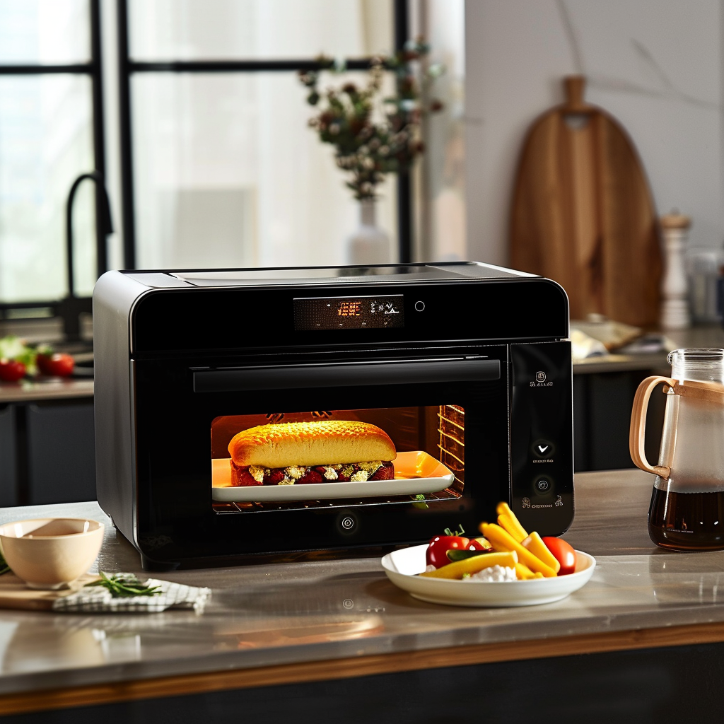 AIGC，AI design，industrial design，product design，Electric oven，small home appliances，practical，good-looking，