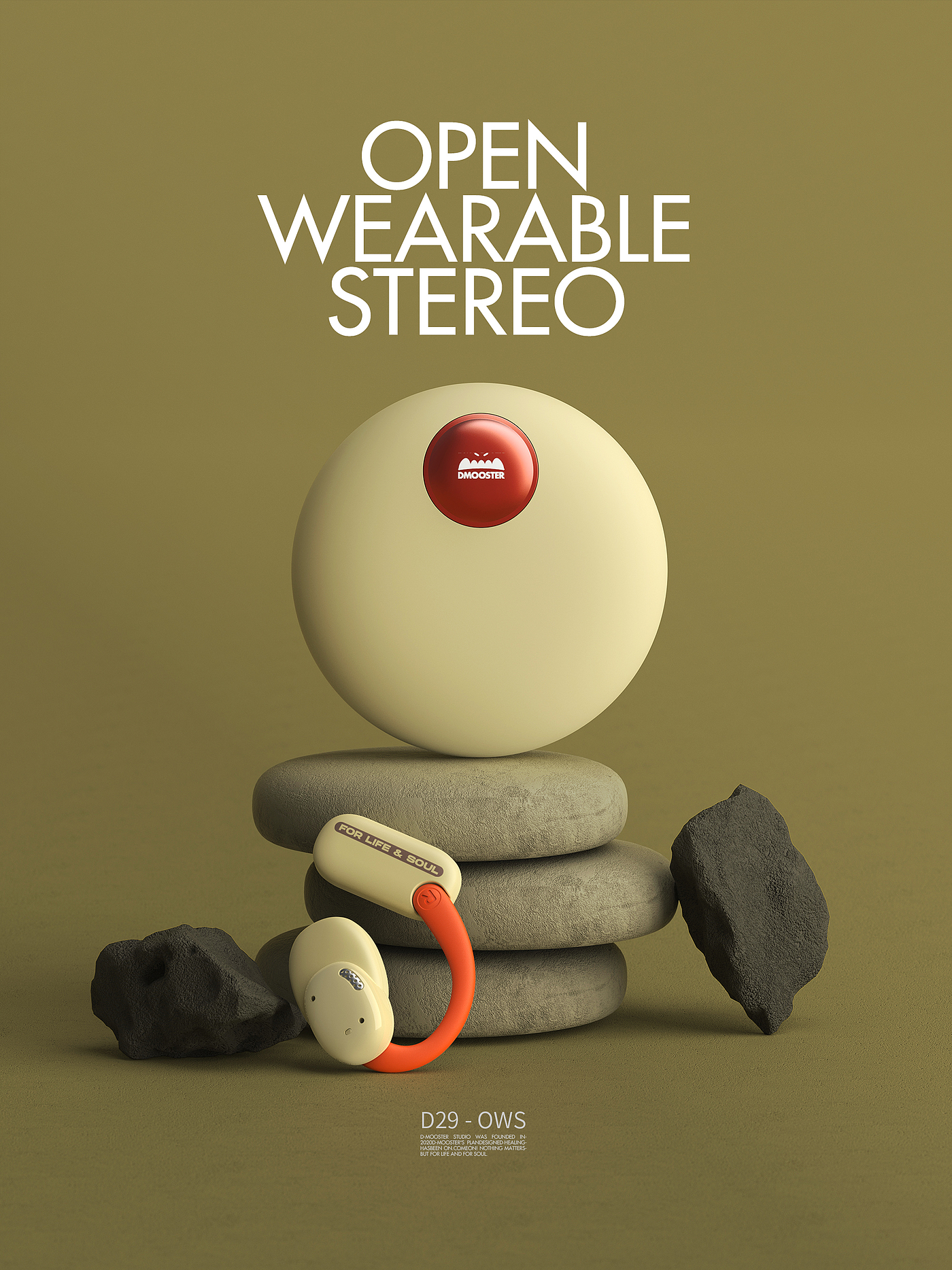 Big Monster，Bluetooth headset，dmooster，industrial design，Erys，3C products，Tide card，IP，
