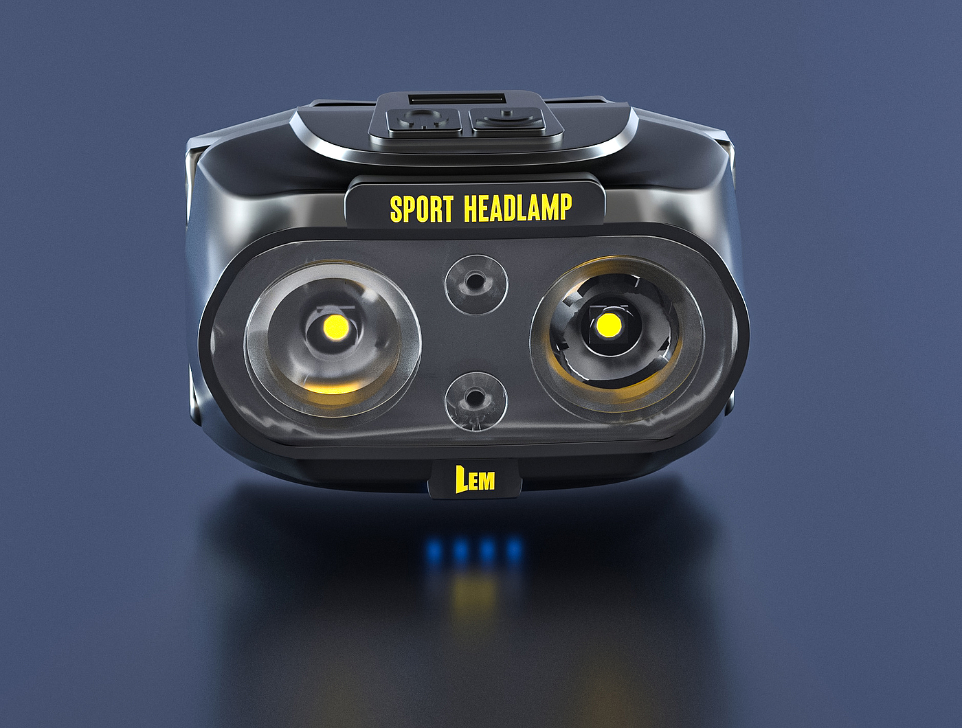 Lightweight and compact, powerful and floodlit，