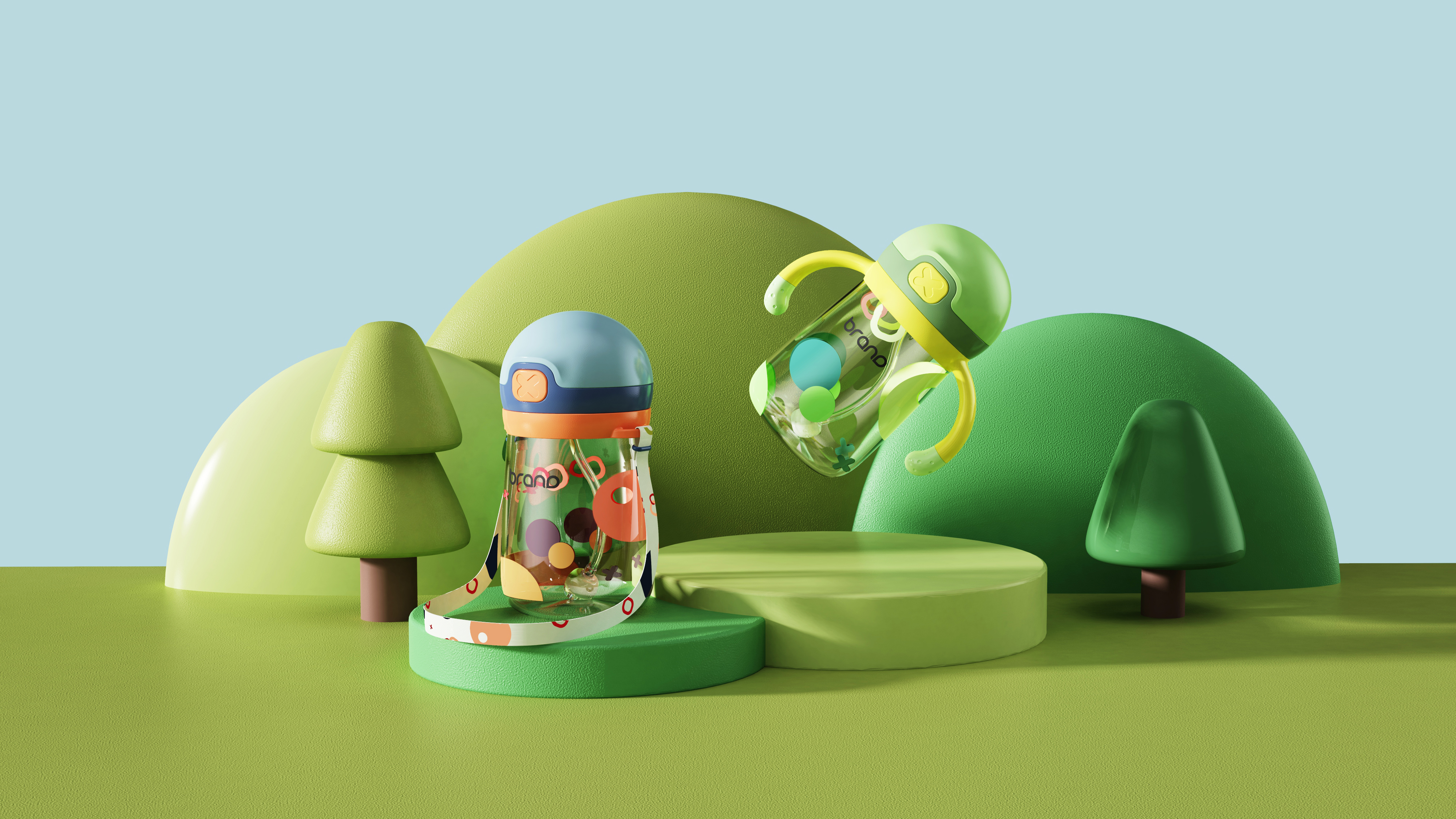 Cup bottle，Maternal and infant products，Straw cup，Silicone bottle，