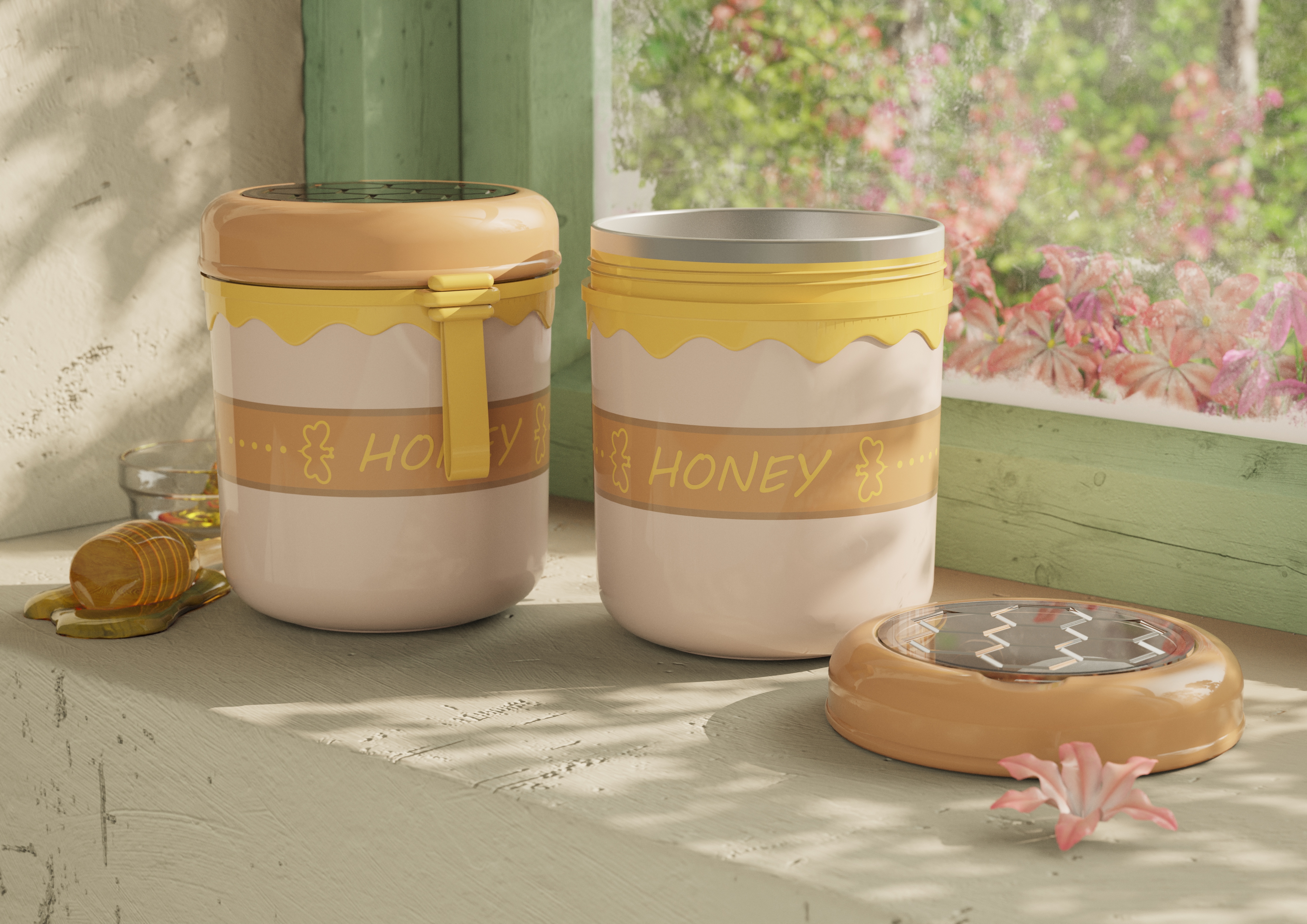 Cartoon soup cup series，