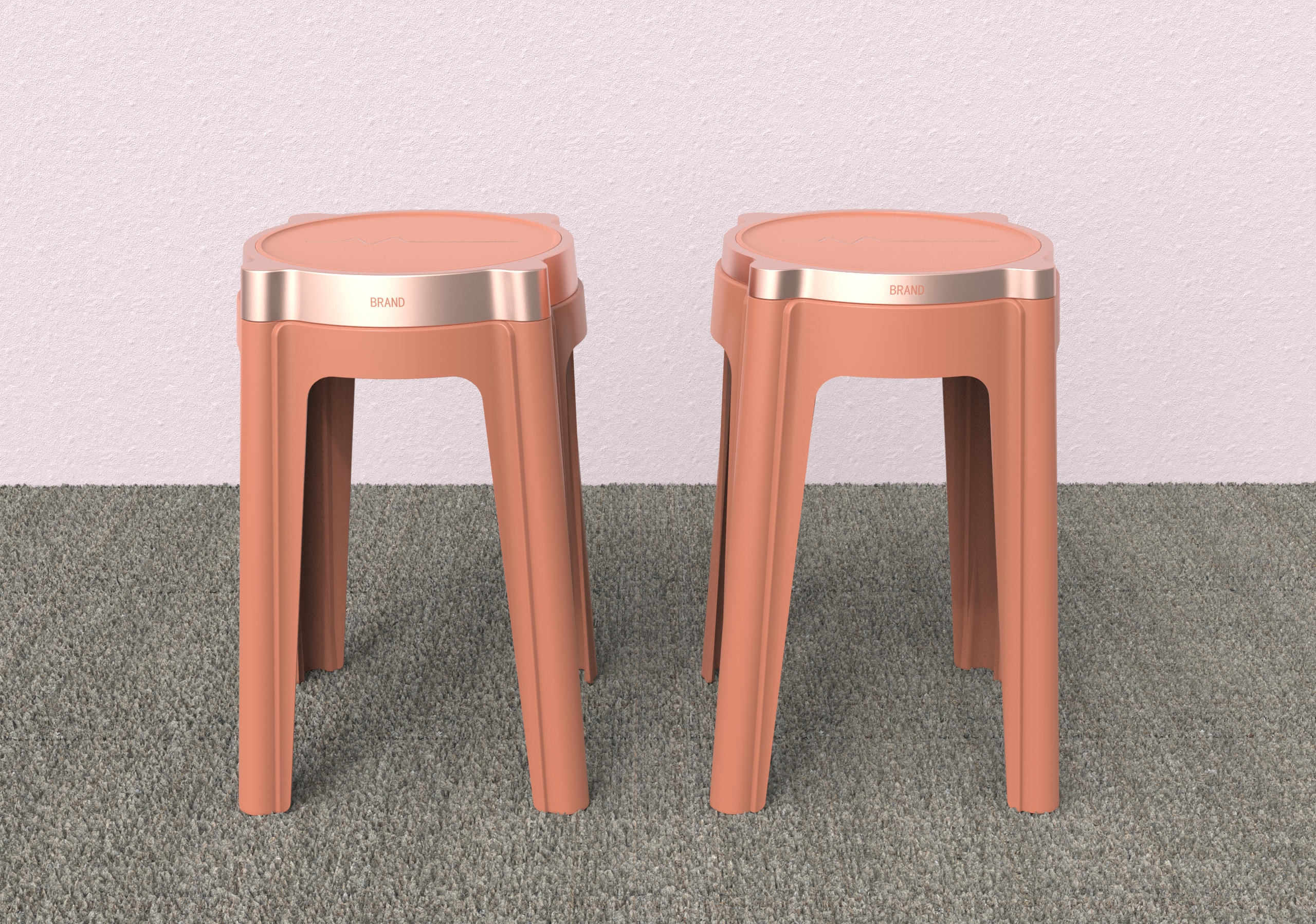 Wanzhi Creative Design X Light Luxury Stool，