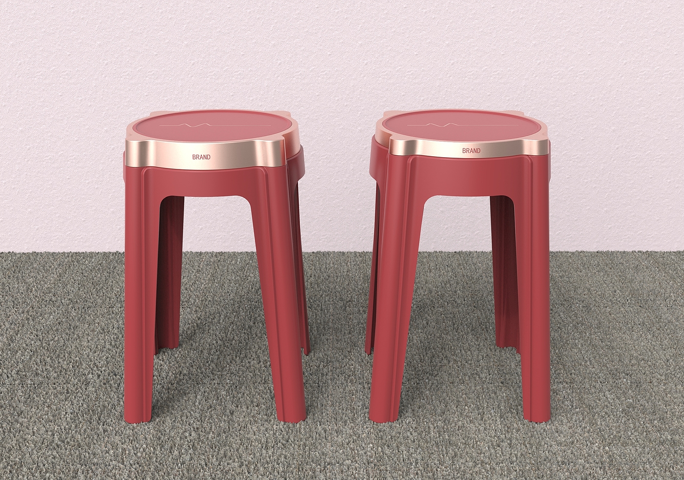 Wanzhi Creative Design X Light Luxury Stool，