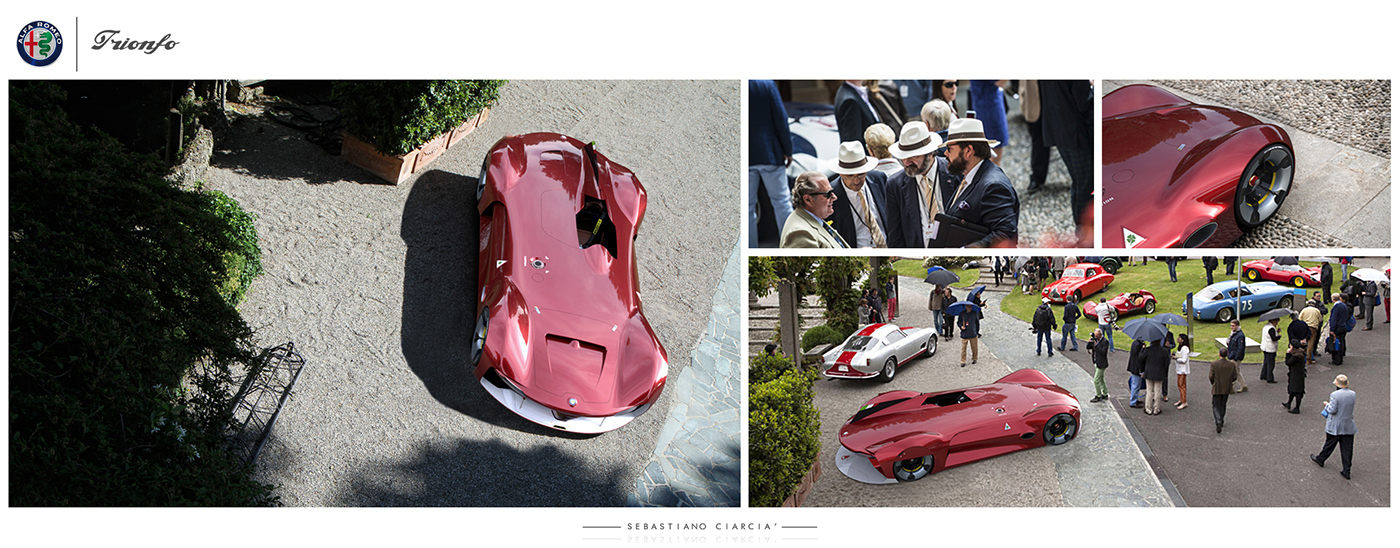 alfa romeo ，Sports car，racing，Hand drawn，