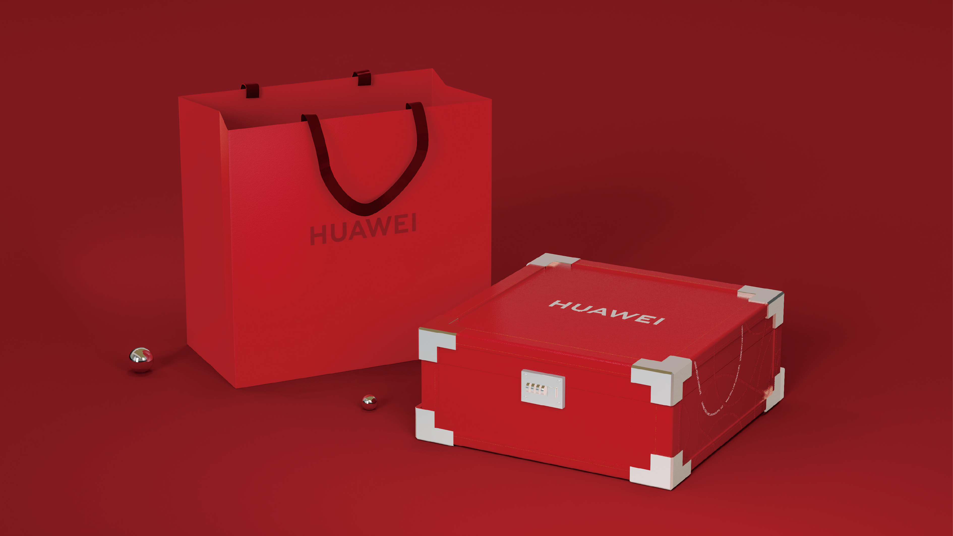 huawei, creative packaging, valentine's day, plane, brand vision，