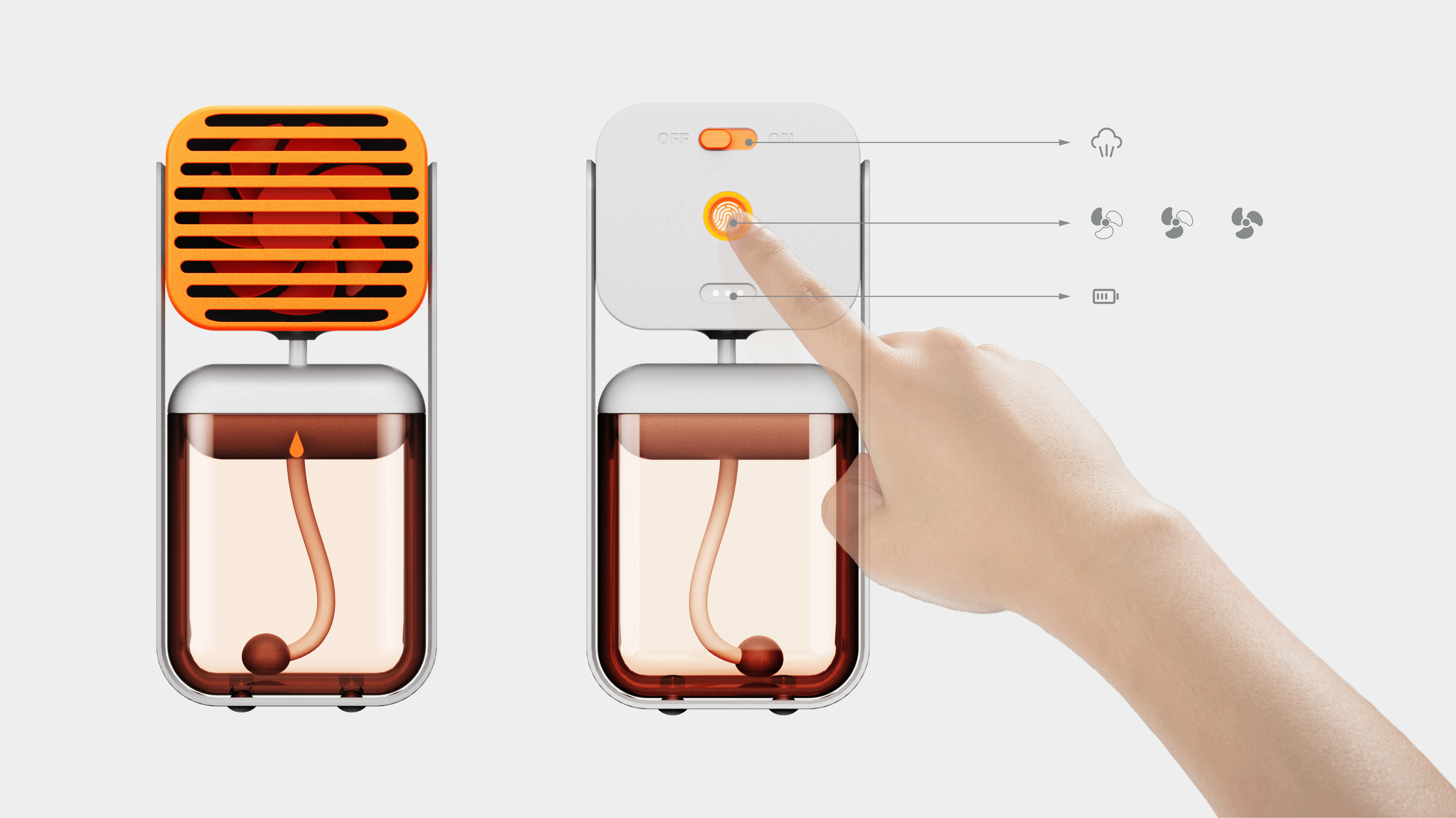 product design，industrial design，Color matching，Simplicity，geometric modeling ，Plastic & Aluminum Products，original，routine，