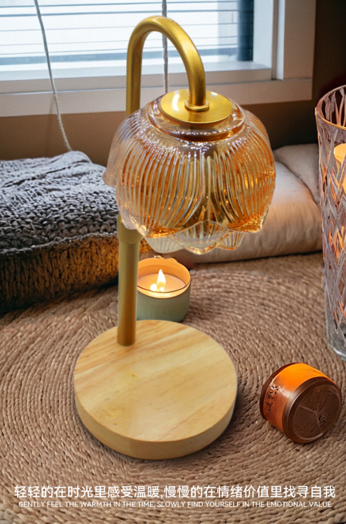 melting wax lamp，Melt candle lamp，Aromatherapy lamp，