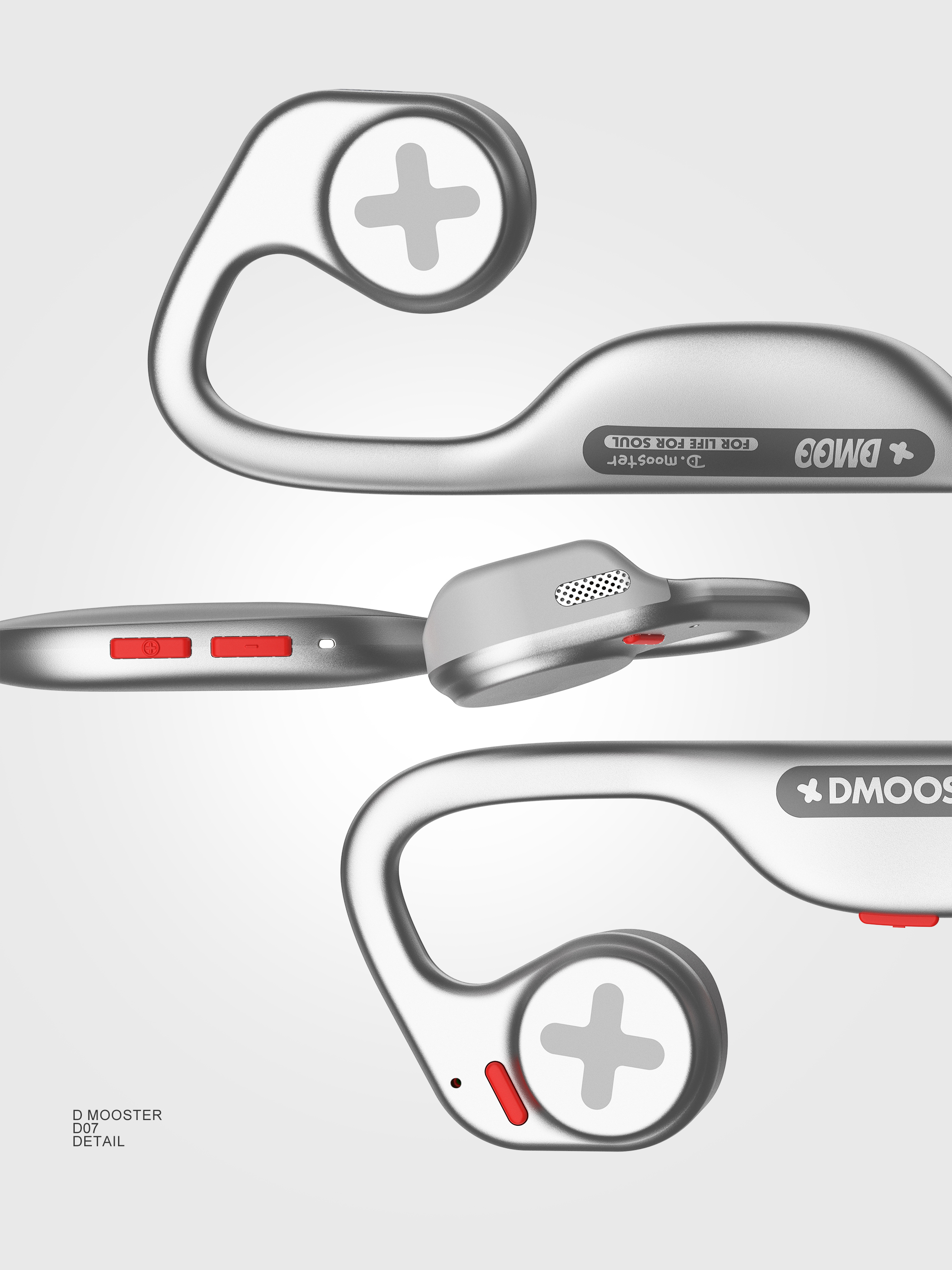 Big Monster，dmooster，Bluetooth headset，headset，Chaopin，industrial design，3c，Electronics，