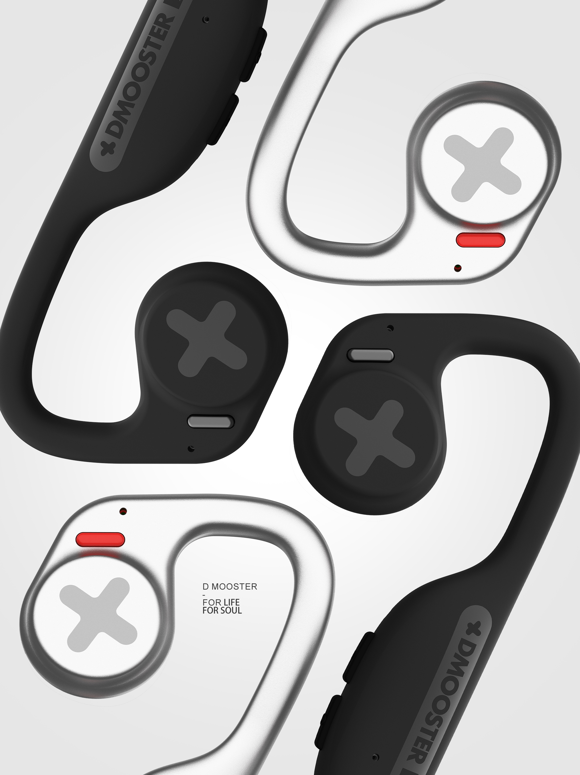 Big Monster，dmooster，Bluetooth headset，headset，Chaopin，industrial design，3c，Electronics，