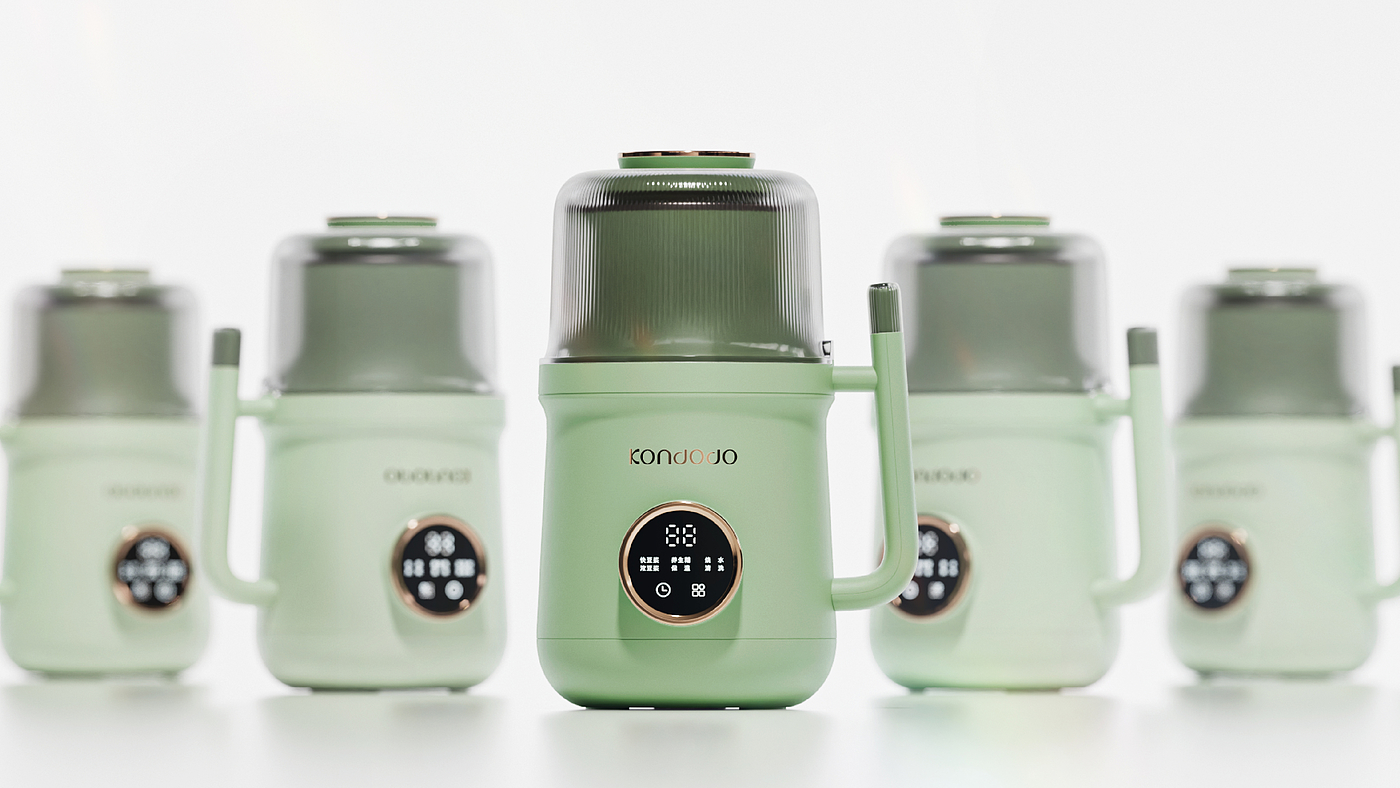 Auxiliary food machine，industrial design，product design，Product strategy，be younger，Soybean Milk machine，small home appliances，Visual design，
