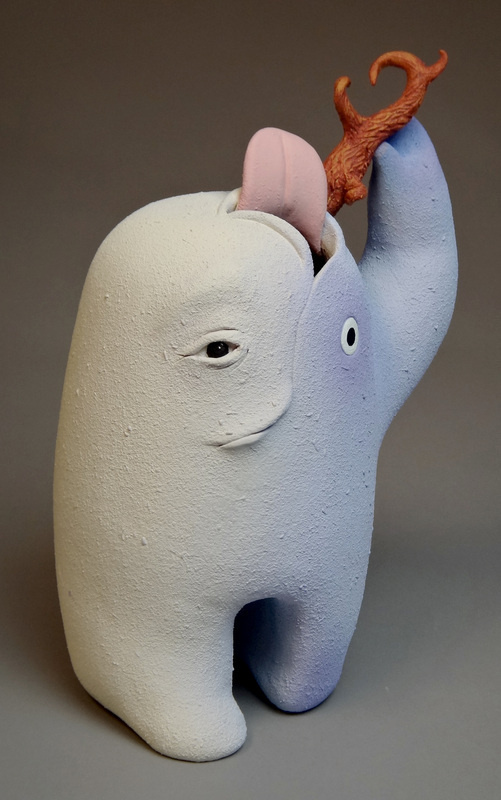 Sculpture，Toy design，Brain hole，lovely，cute pet，lady baby ，Charmingly naive，Clay modeling，Bionics Design ，cat，