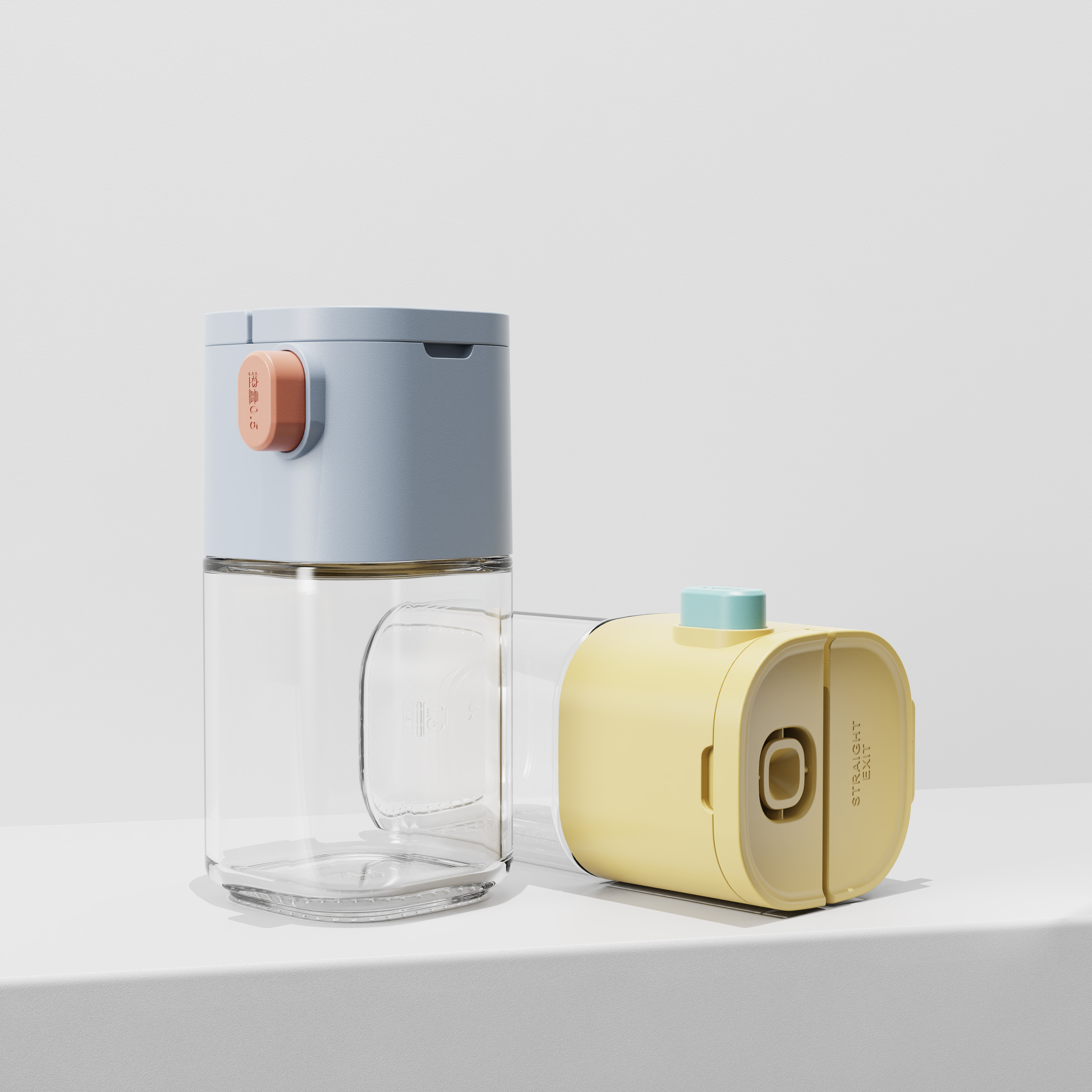 Quantitative salt output，dispersed salt，Straight out spoil，Quantitative 0.5g，Lebo Lebo，