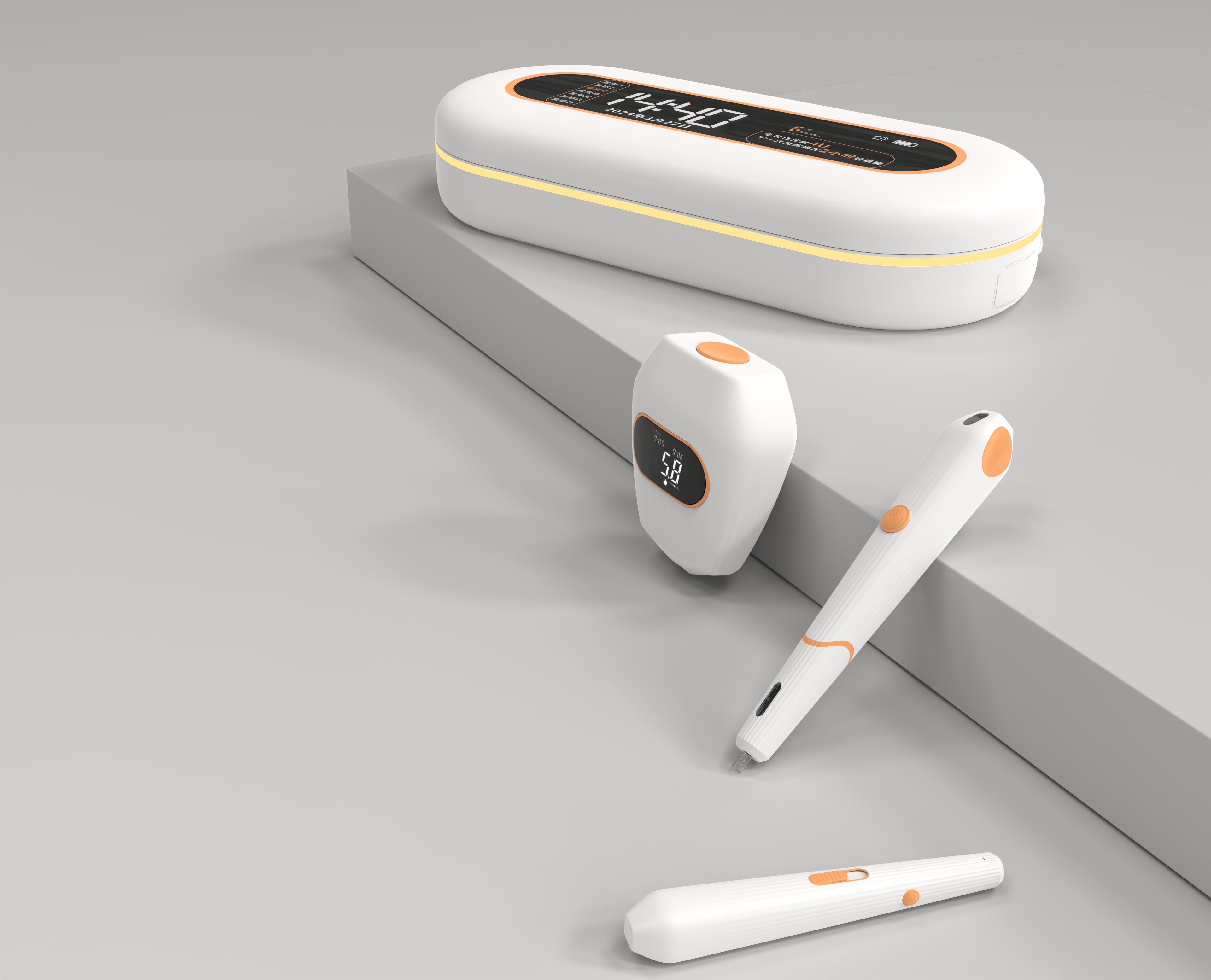 Blood glucose meter，Insulin syringe，Diabetes，Light medical products，Handheld products，