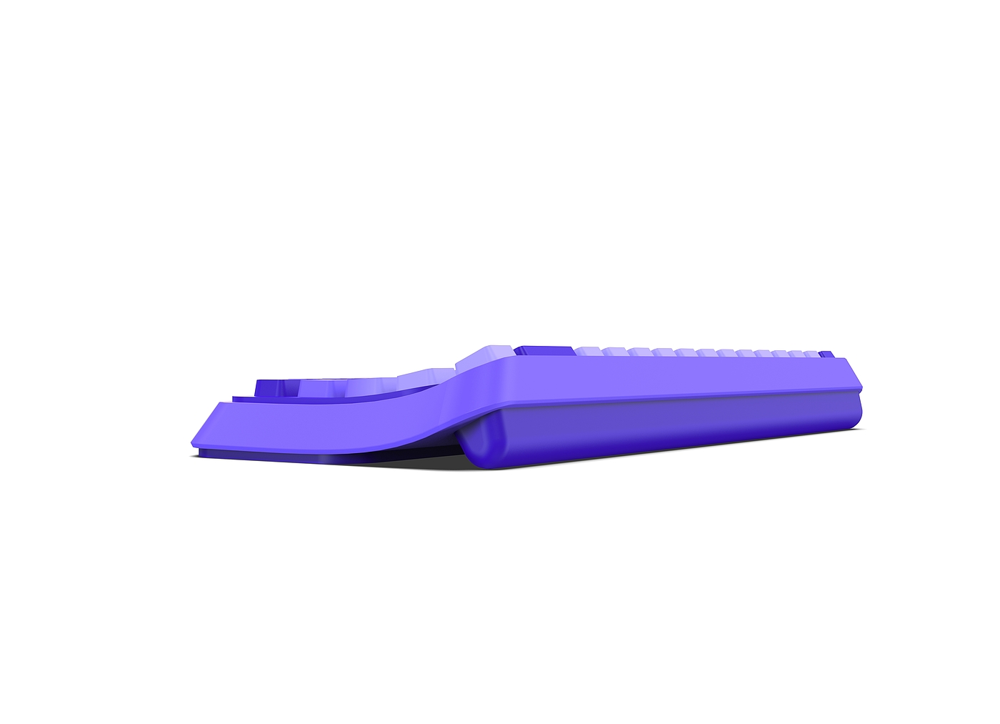 ID design，Wireless Bluetooth Keyboard，Gradient，