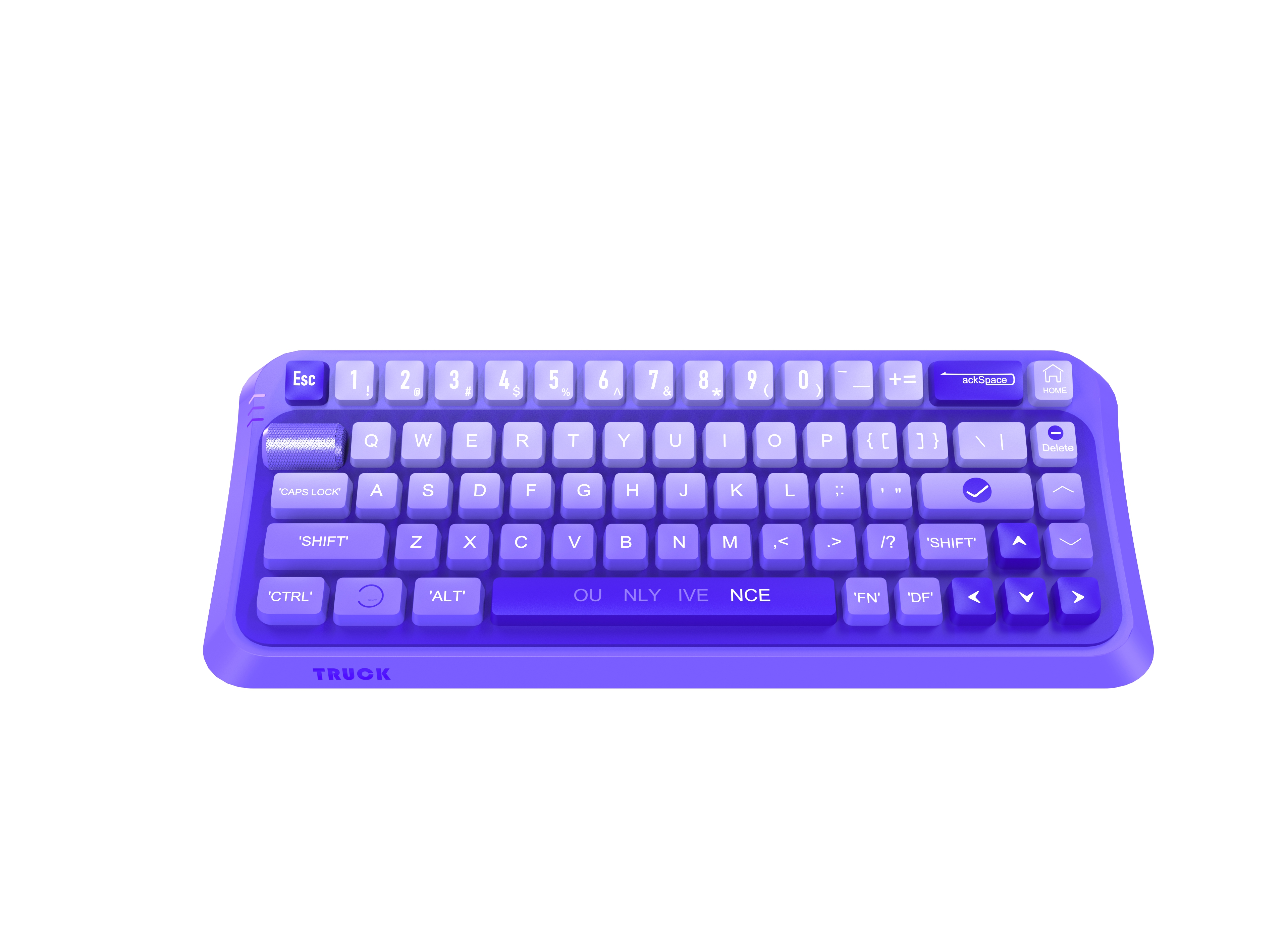 ID design，Wireless Bluetooth Keyboard，Gradient，
