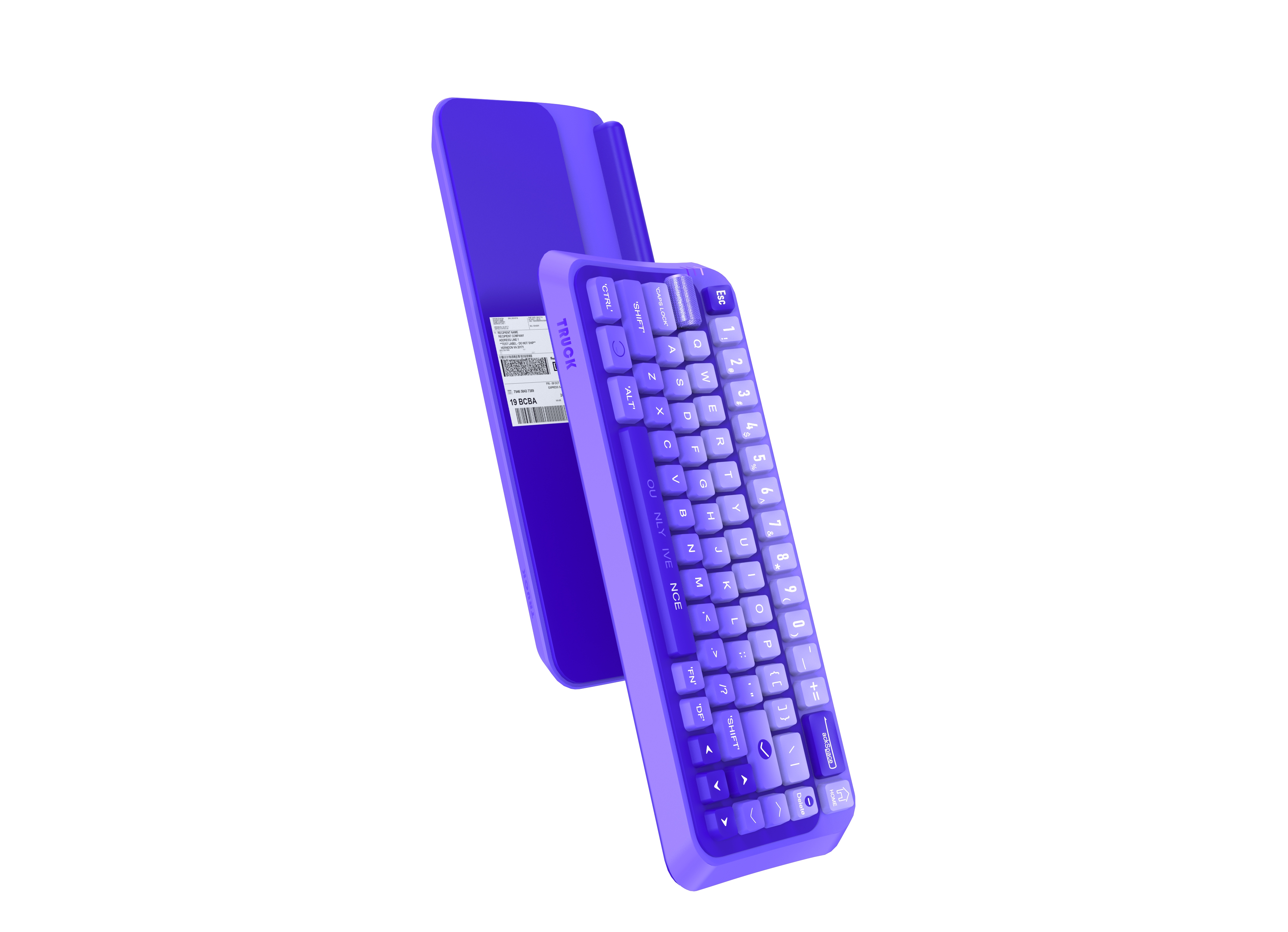 ID design，Wireless Bluetooth Keyboard，Gradient，