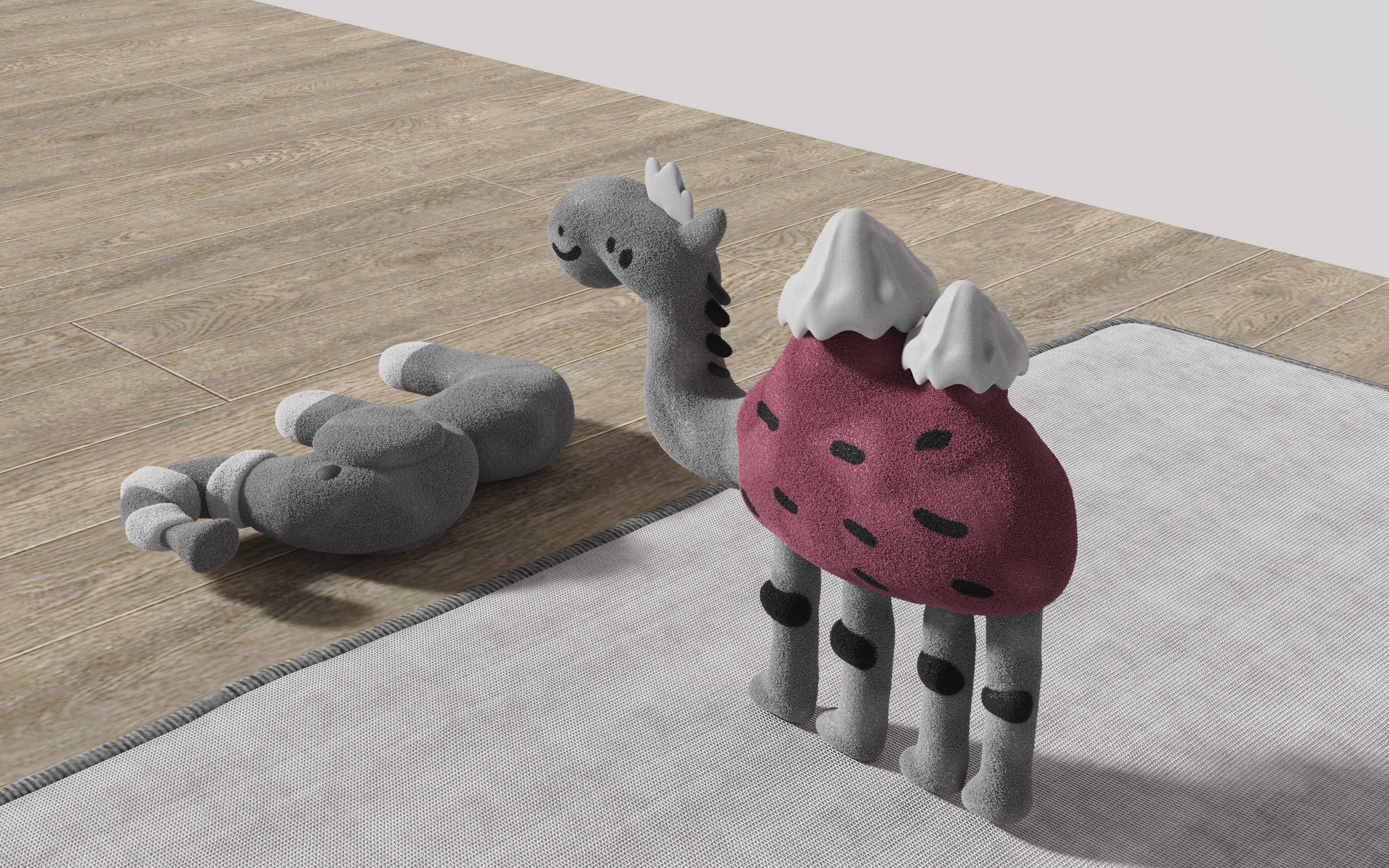 Plush toys, cloth toys, dolls, dog toys，