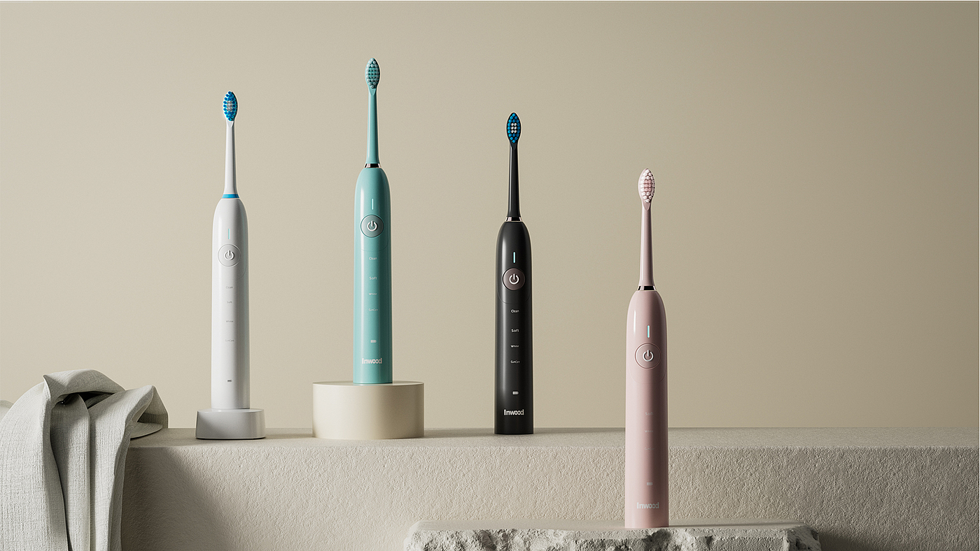 Electric toothbrush design，Toothbrush design，Toothbrush Appearance Design，Toothbrush Structure Design，Nursing Product Design，Toothbrush Industrial Design，