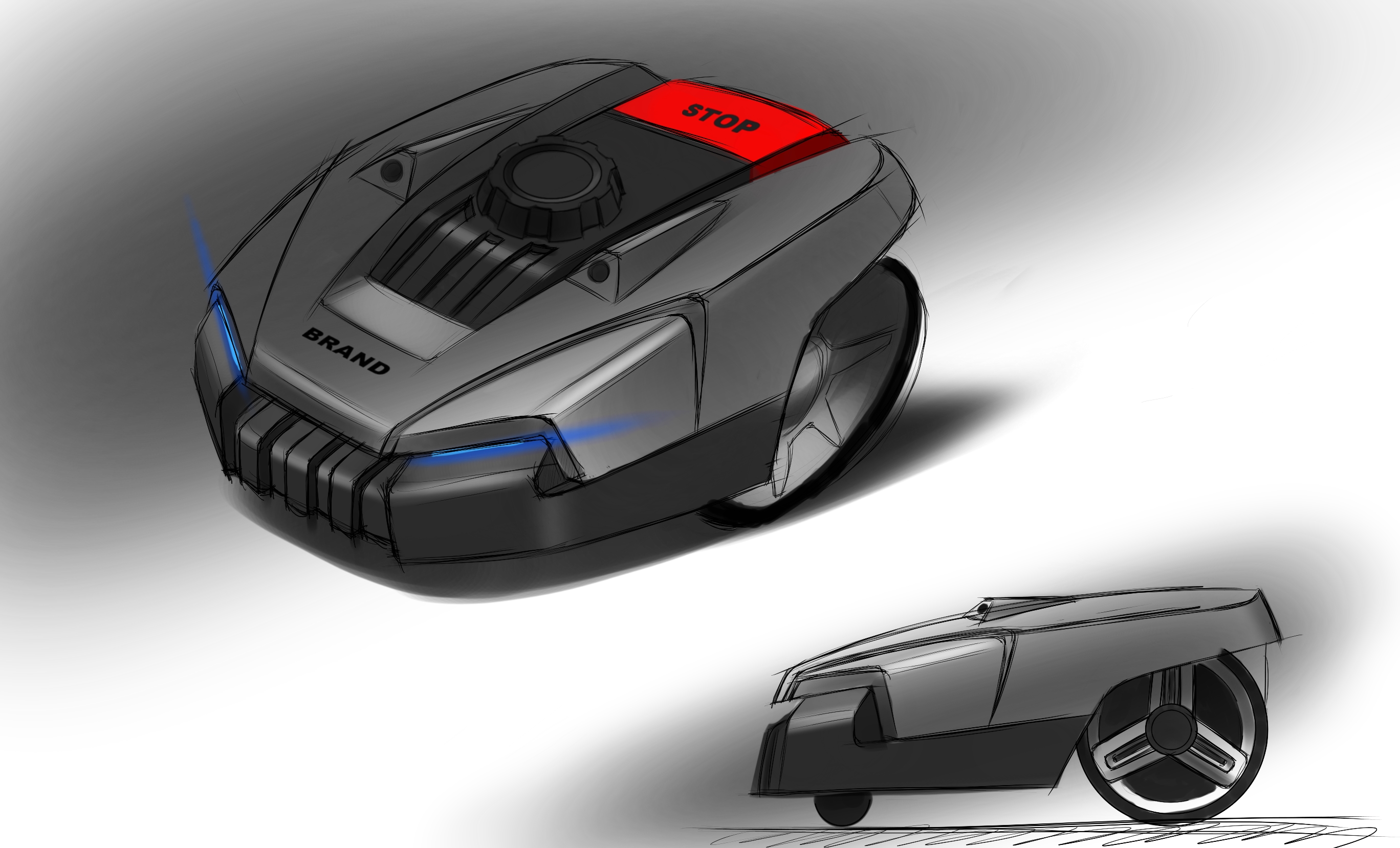 Intelligent lawn mower，Garden tools，Intelligent equipment，