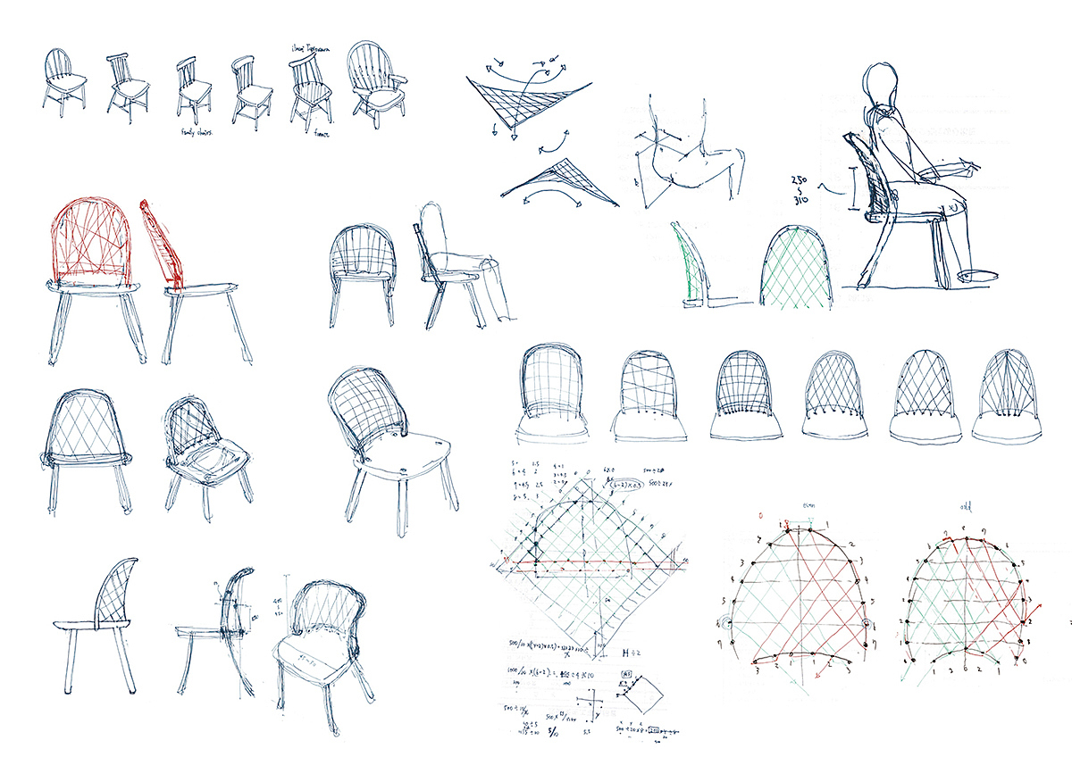 chair，Paraboloid，furniture，product design，