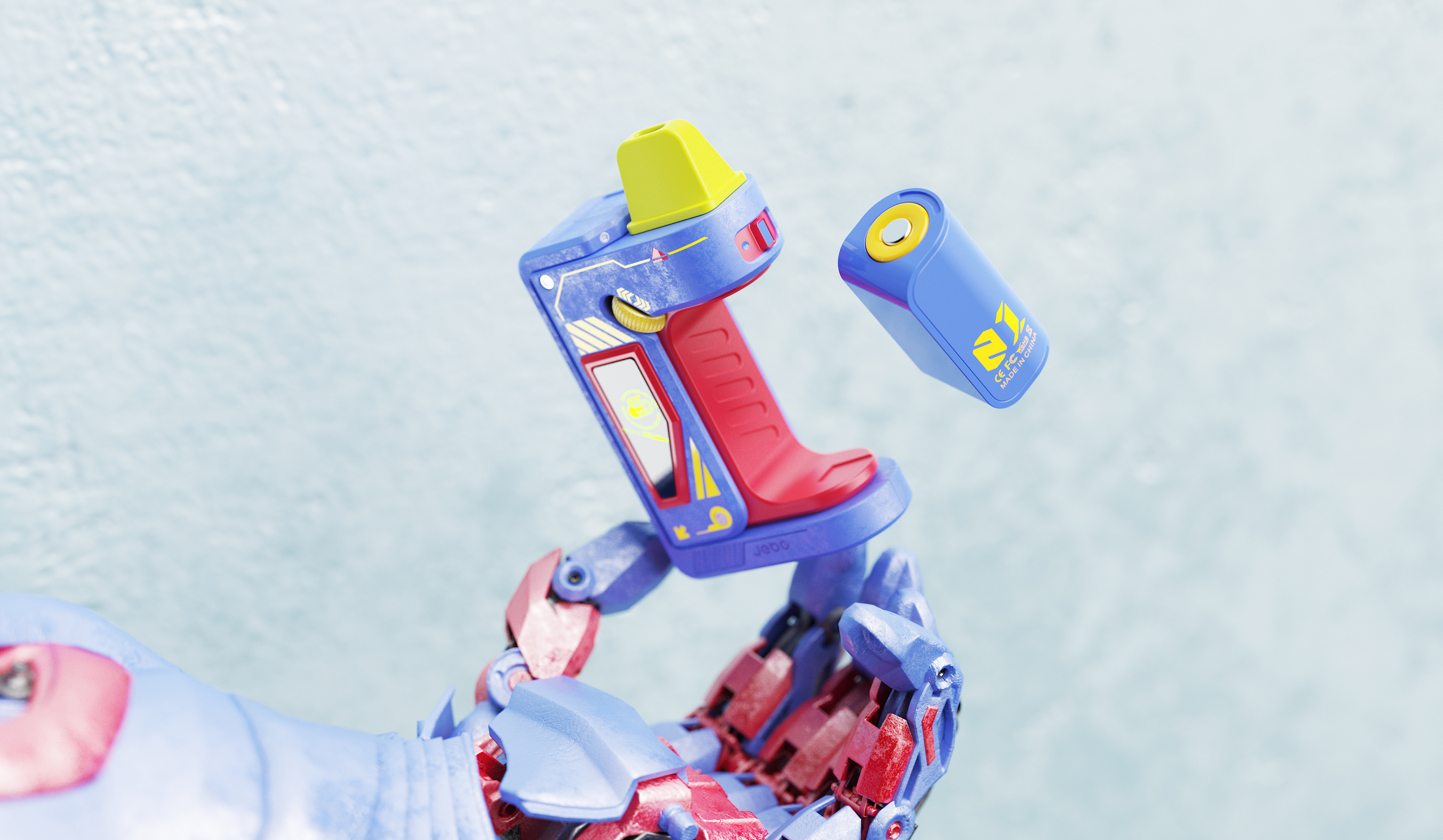 Product appearance，product design，Product rendering，small home appliances，lighter，loudspeaker box，