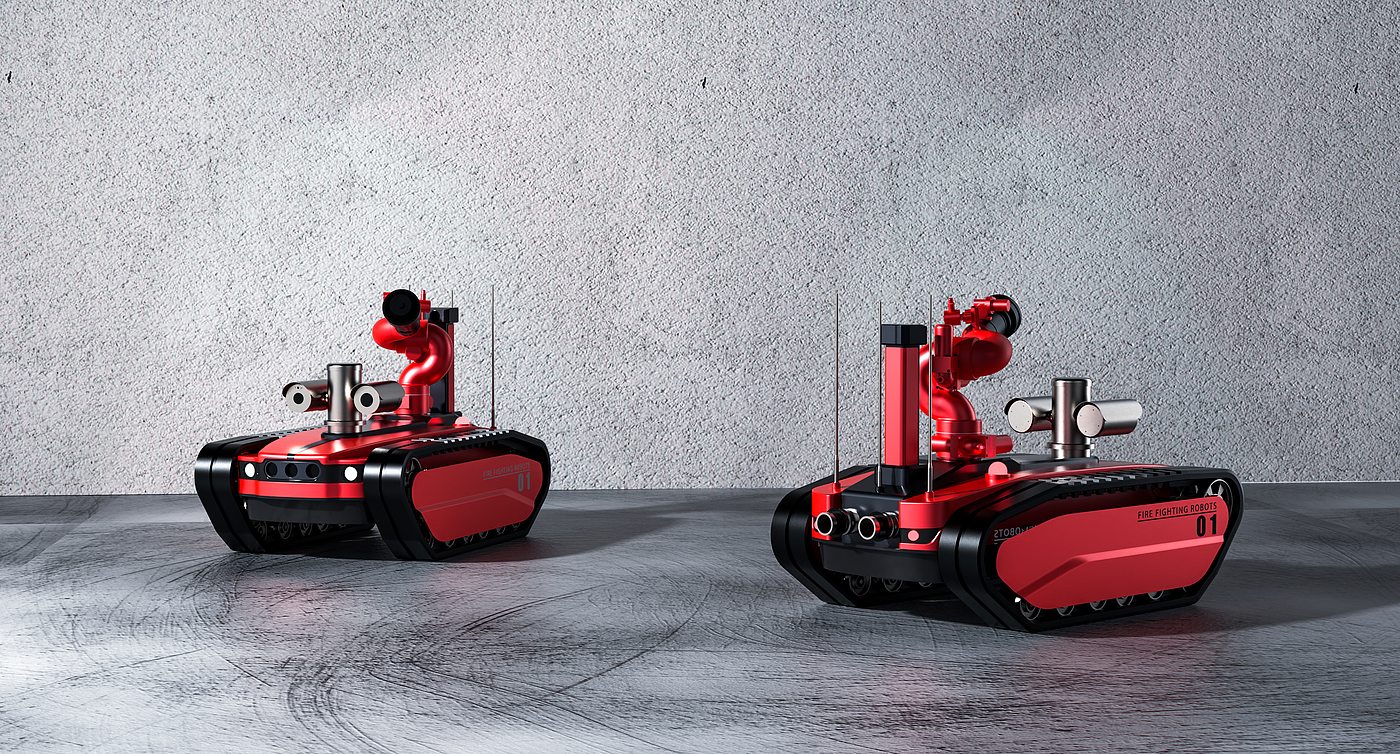 Fire fighting robot，intelligence，Sheet metal equipment，Sense of science and technology，