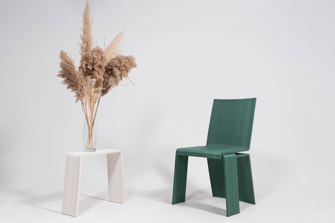 assemble，Som Chair，plastic recycling，Memphis Milano，