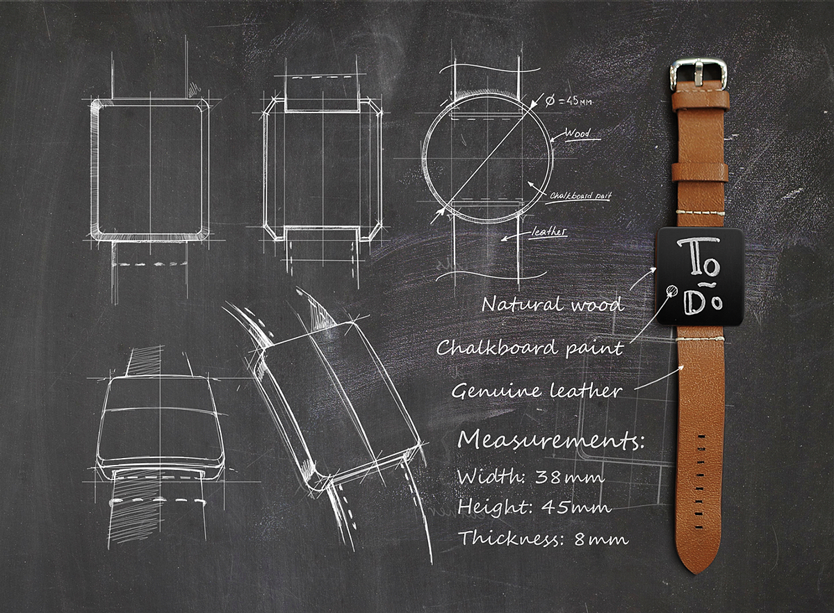 product design，originality，memorandum，Wrist watch，