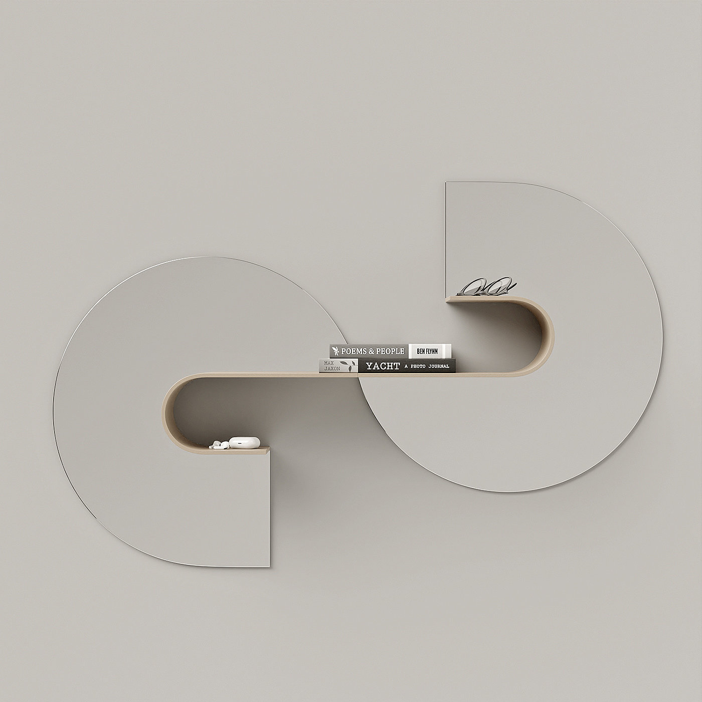 WAVE，furniture，mirror，Shelf，