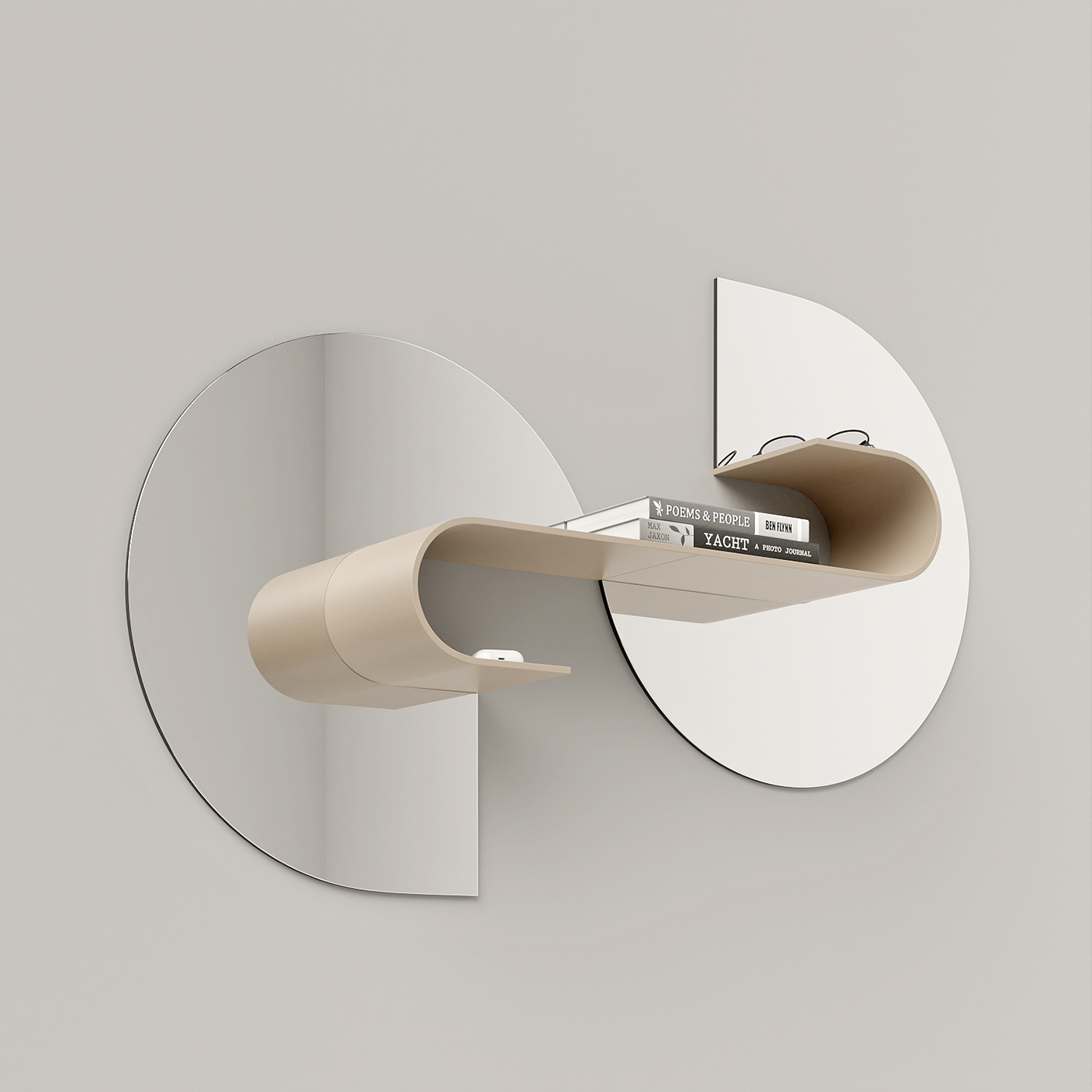 WAVE，furniture，mirror，Shelf，