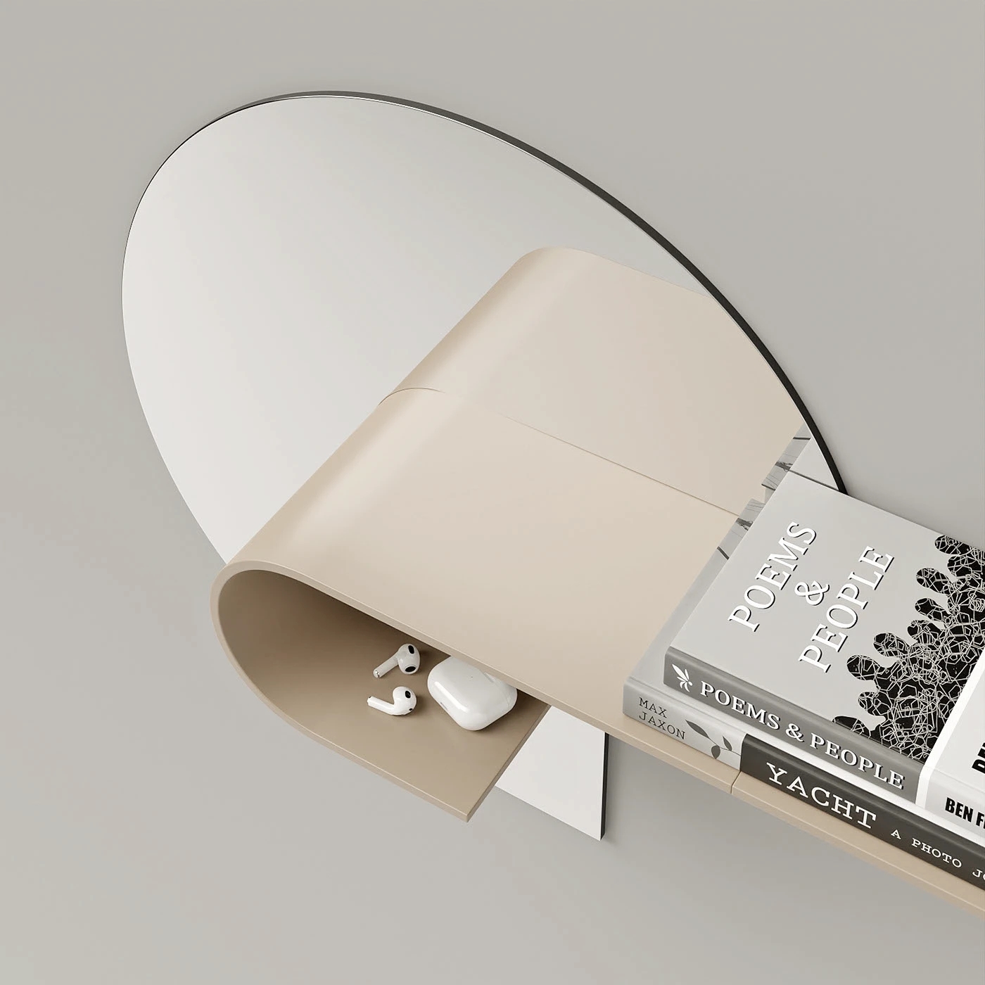 WAVE，furniture，mirror，Shelf，