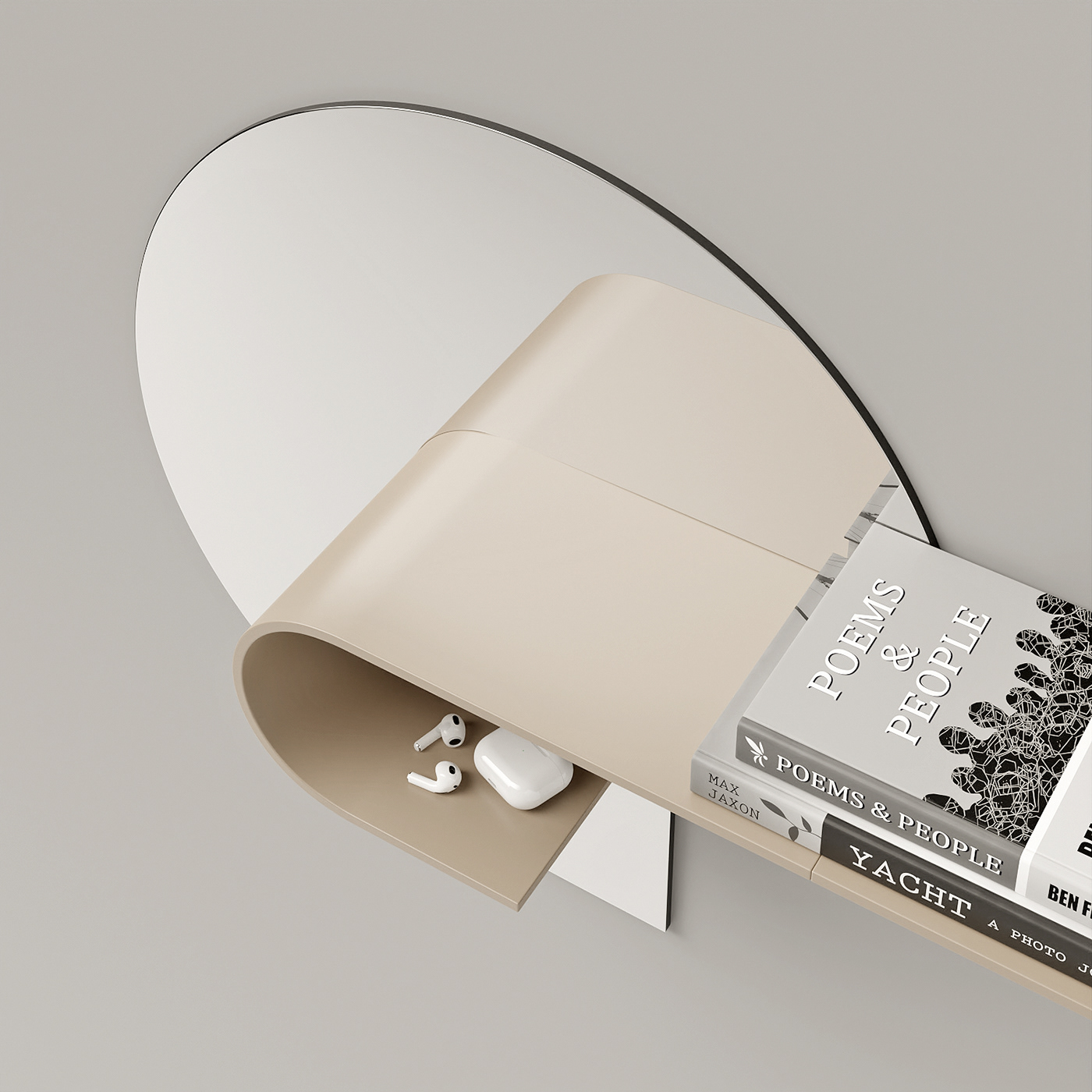 WAVE，furniture，mirror，Shelf，