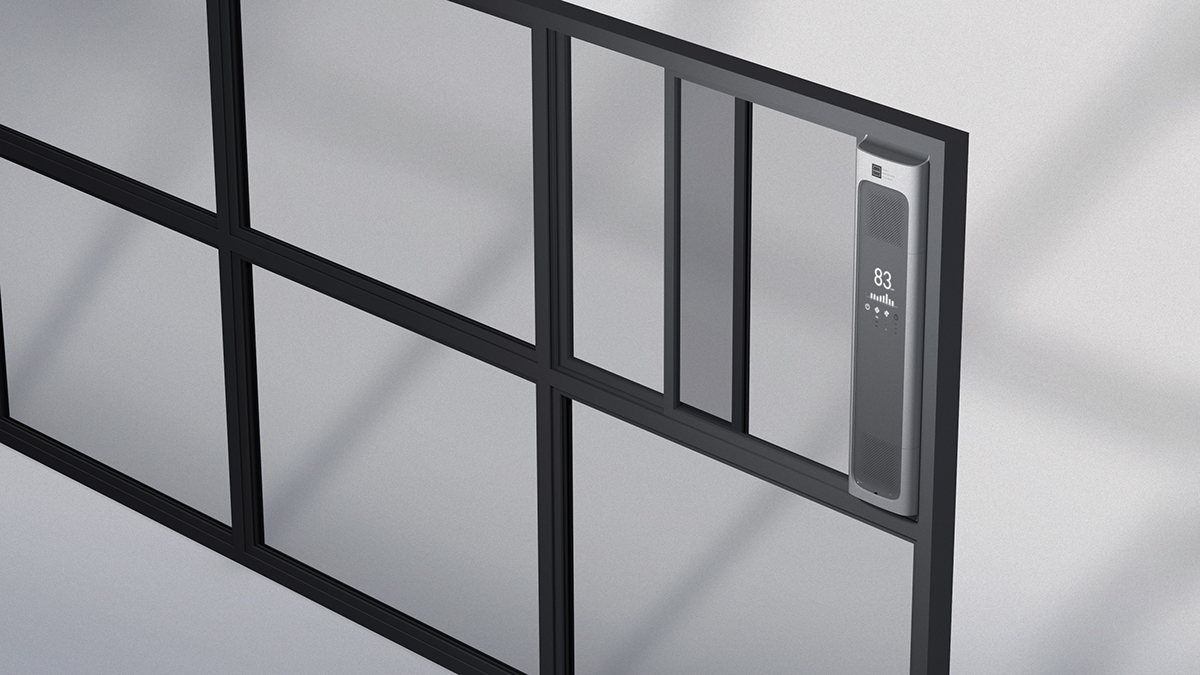 Connected，air cleaner，product design，industrial design，