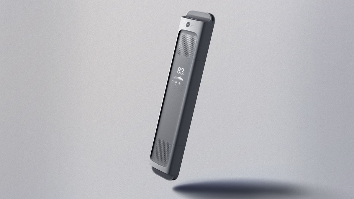 Connected，air cleaner，product design，industrial design，