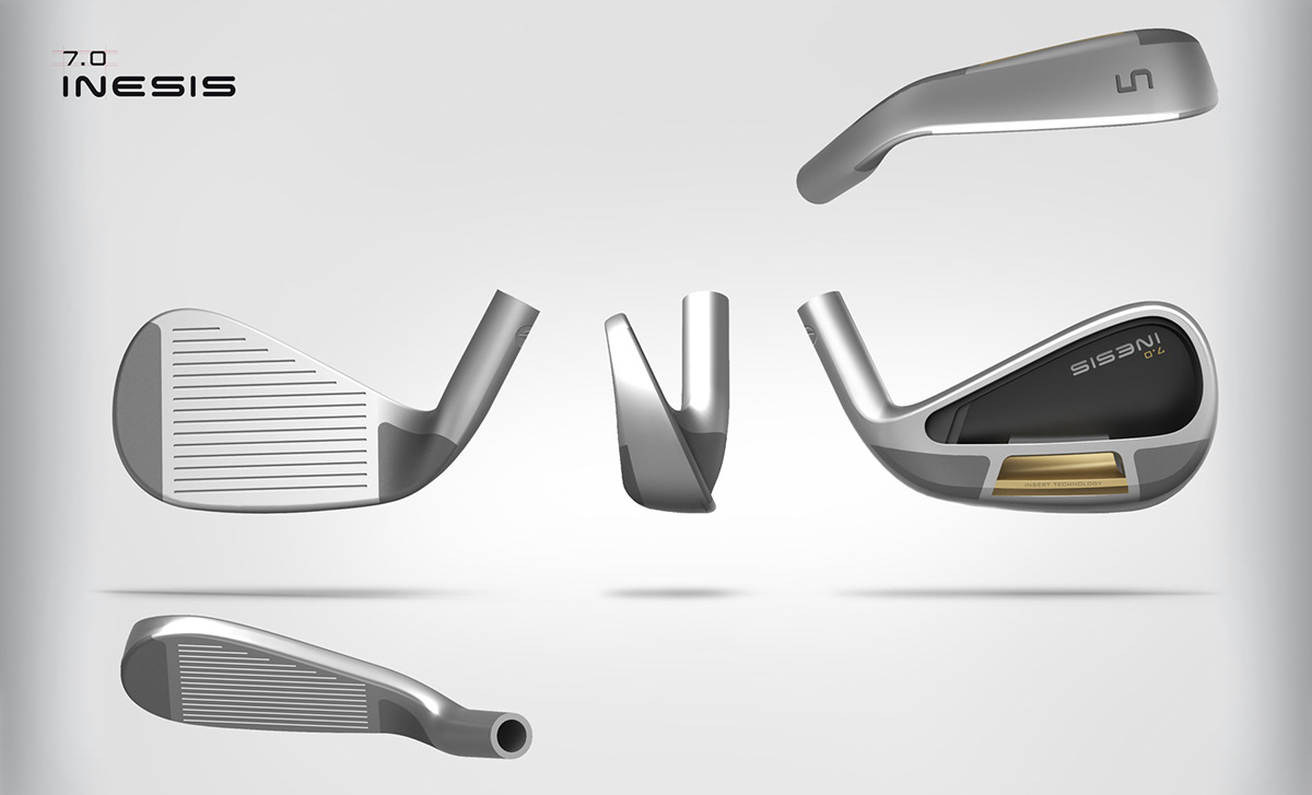 Inesis，golf club，outdoors，product design，