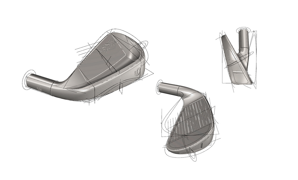 Inesis，golf club，outdoors，product design，