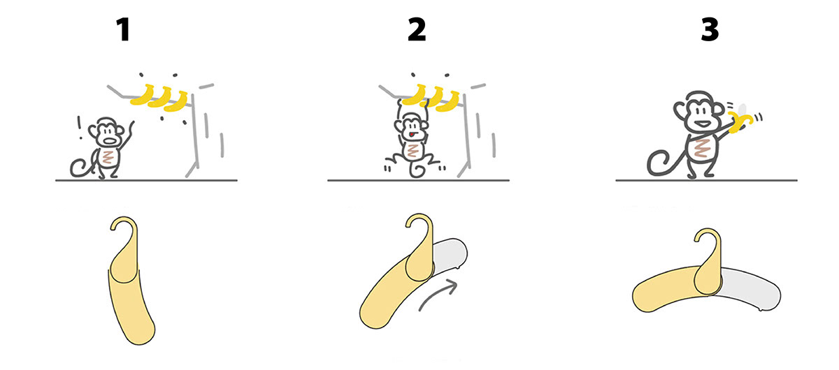 Banannang，coat hanger，originality，Housewear & Furnishings，