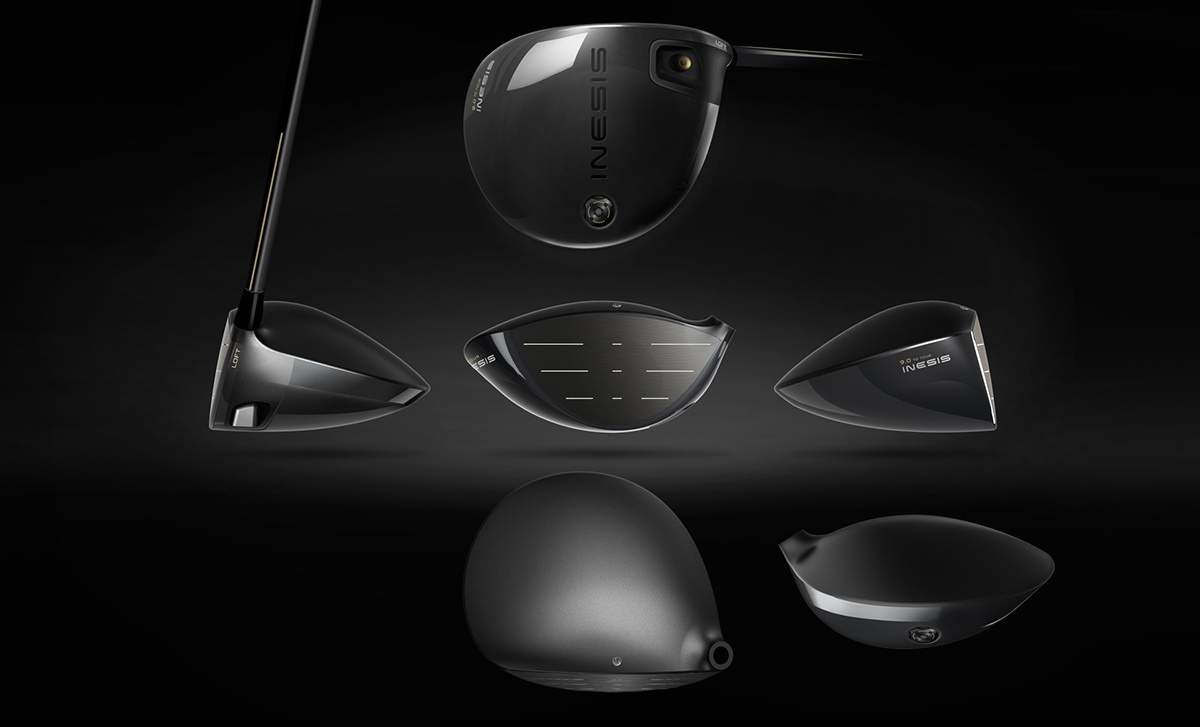 Inesis，golf club，outdoors，product design，