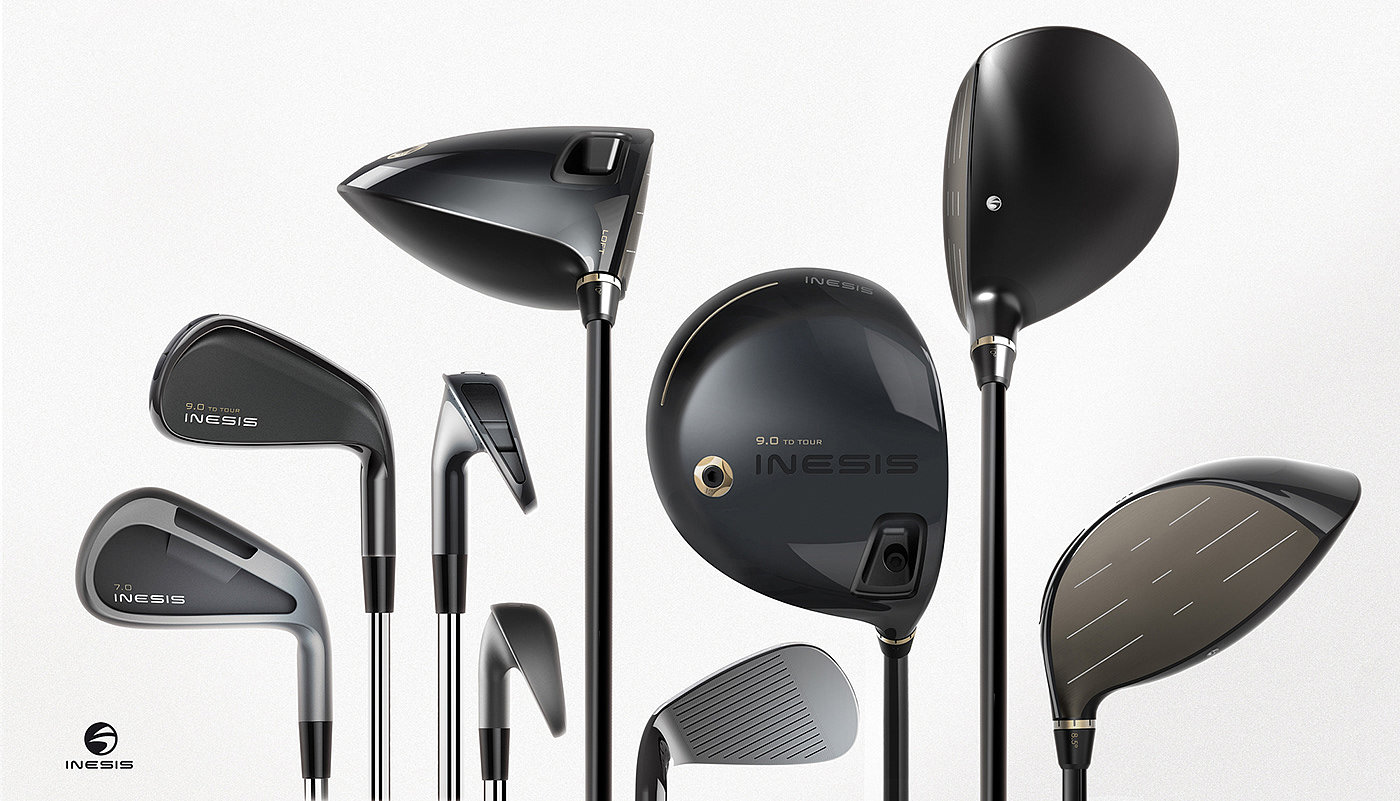 Inesis，golf club，outdoors，product design，