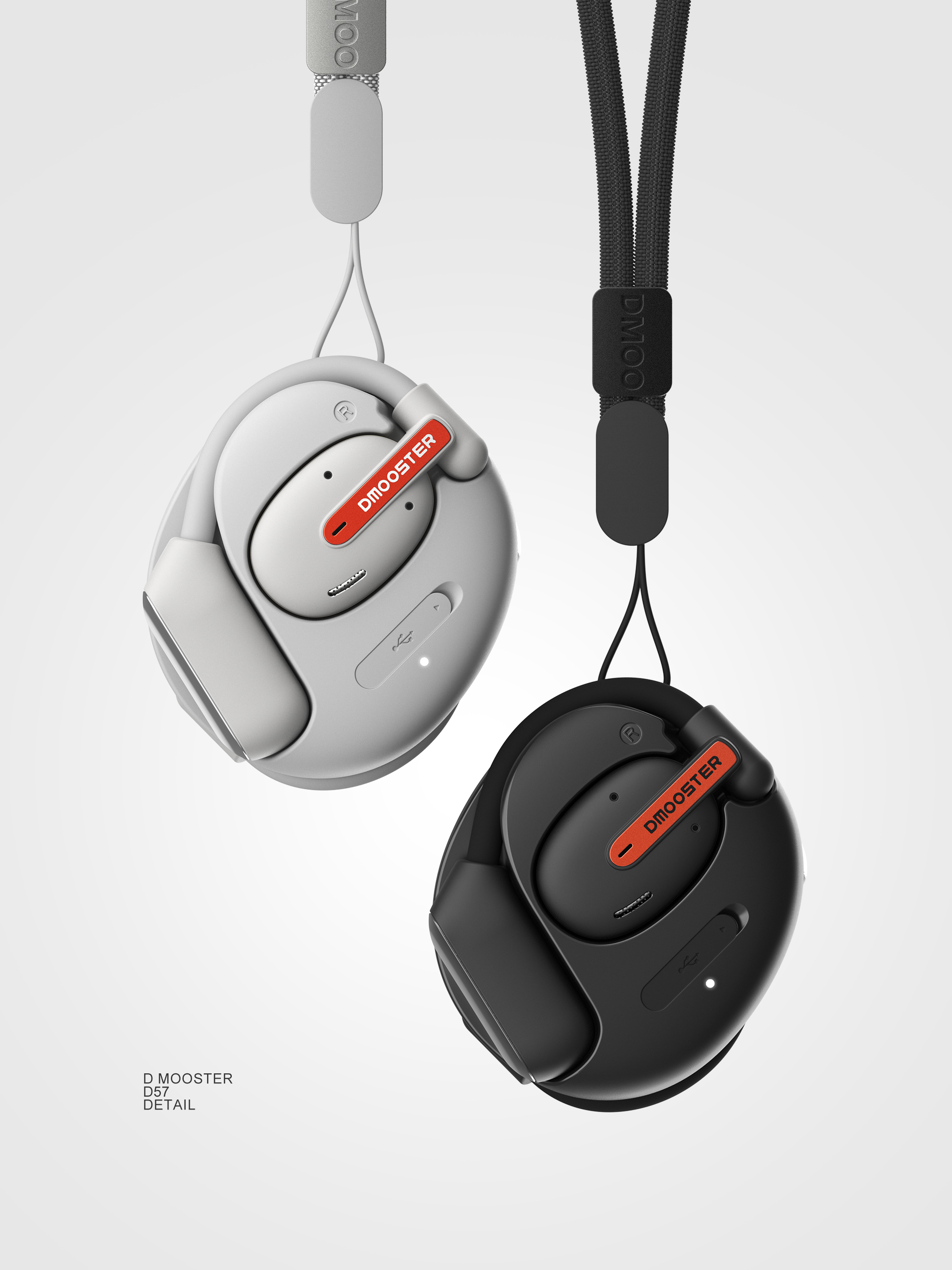 Big Monster，dmooster，Bluetooth headset，ows，industrial design，headset，Chaopin，IP，