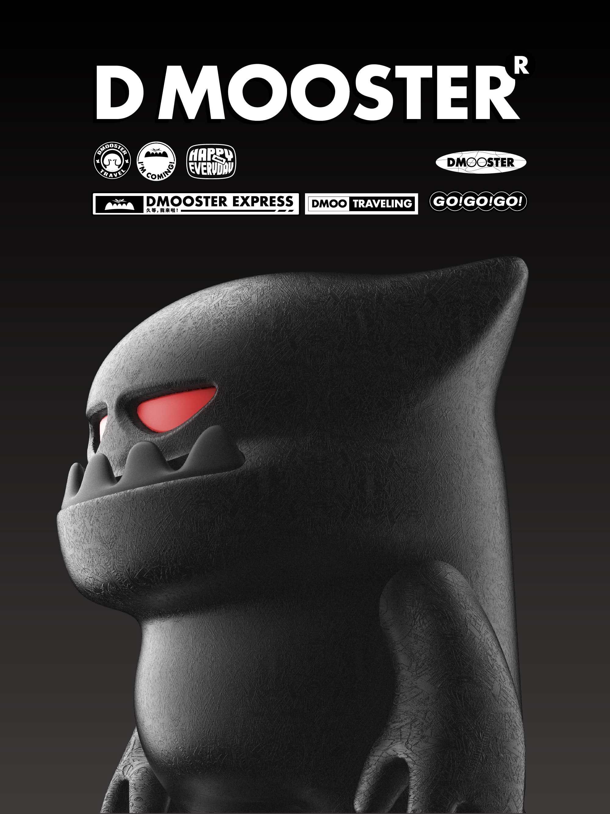 Big Monster，dmooster，Bluetooth headset，ows，industrial design，headset，Chaopin，IP，