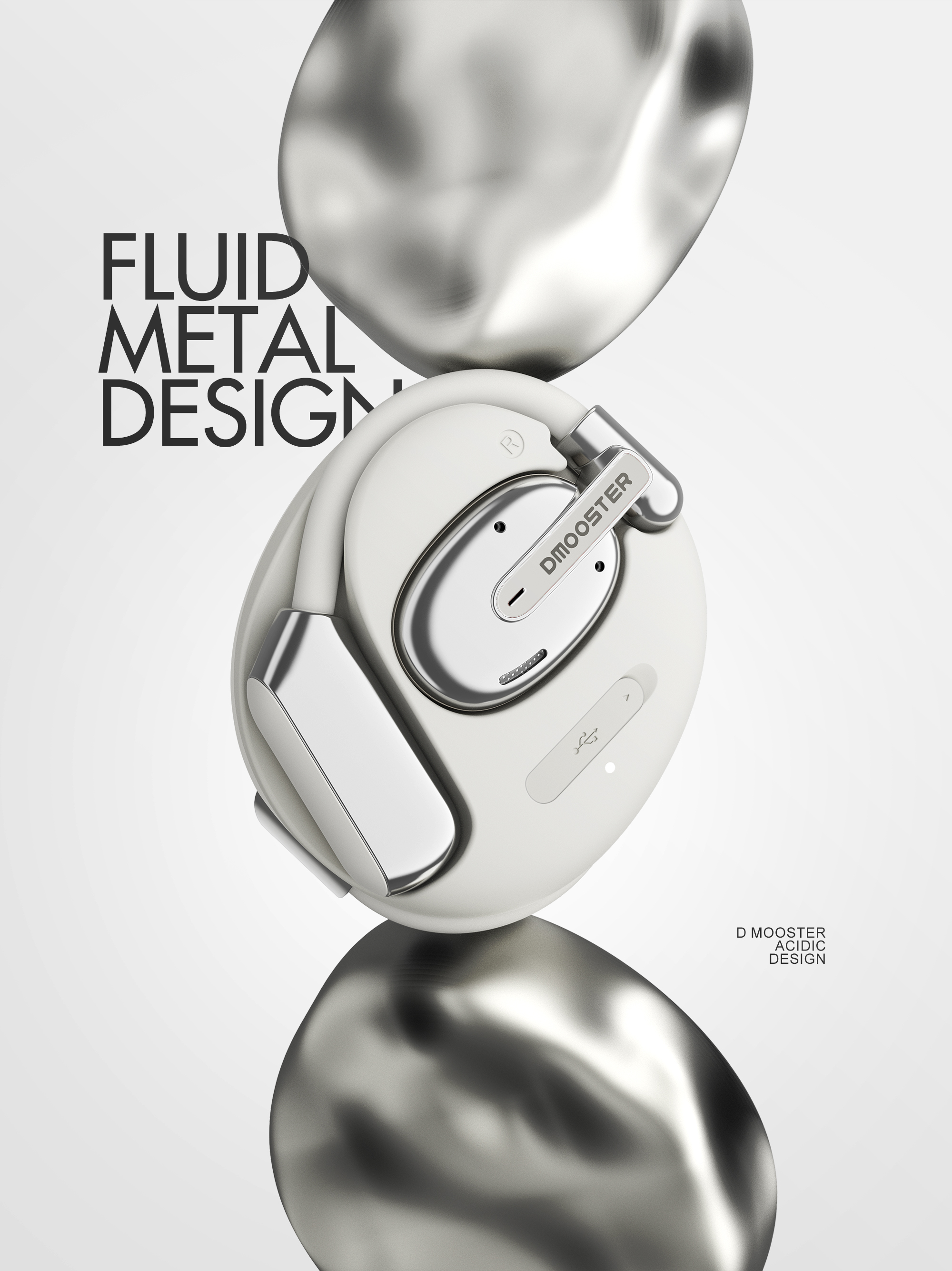 Big Monster，dmooster，Bluetooth headset，ows，industrial design，headset，Chaopin，IP，